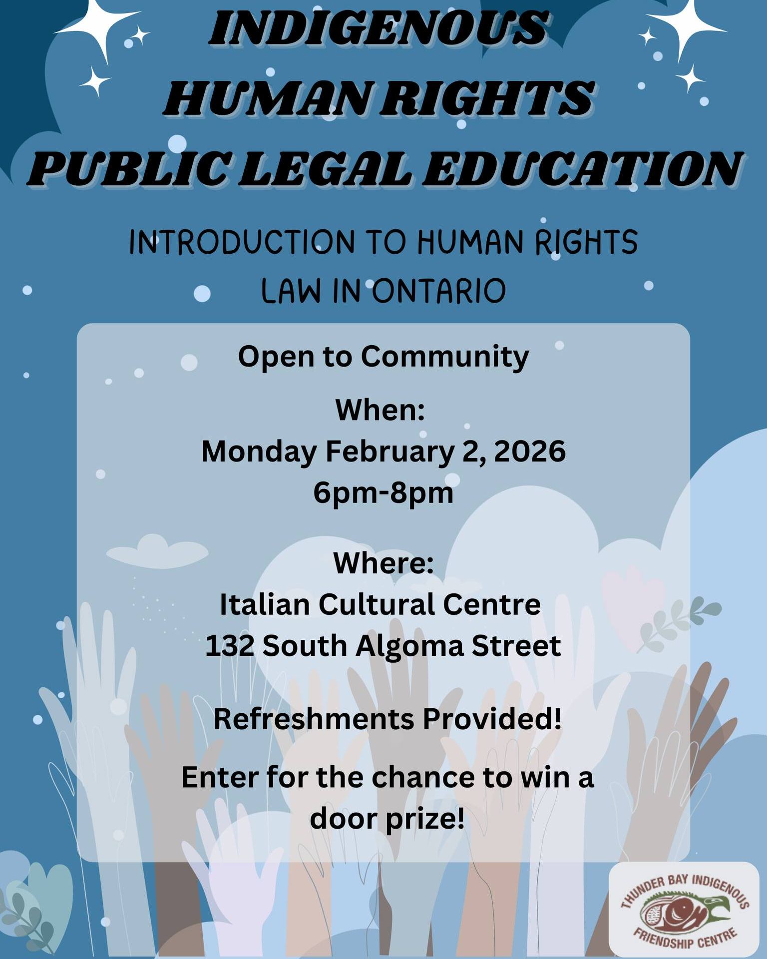UPDATE: This... - Thunder Bay Indigenous Friendship Centre | Facebook