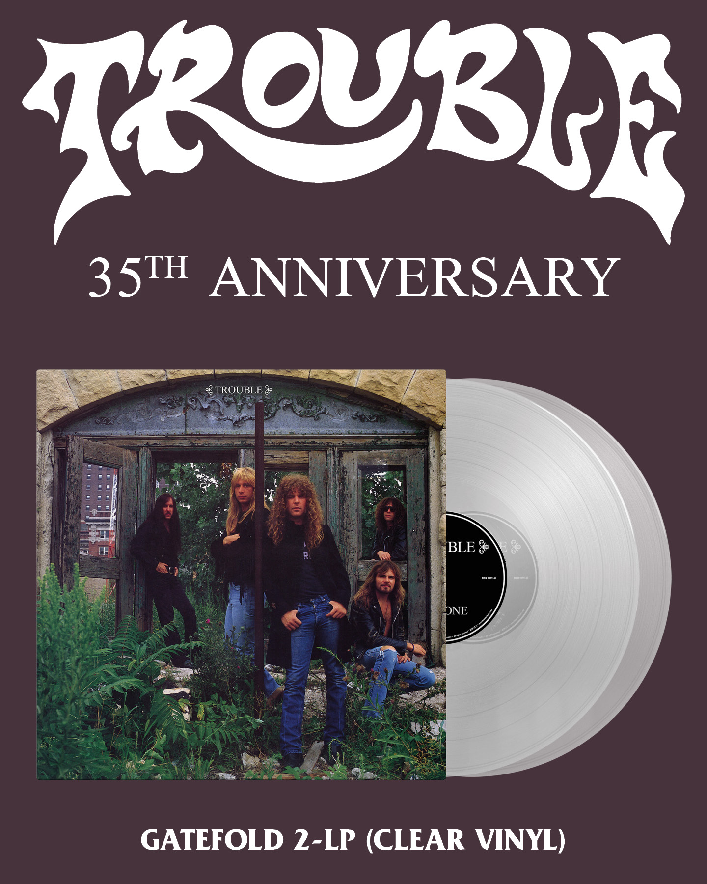 Trouble 35th anniversary vinyl pre-order