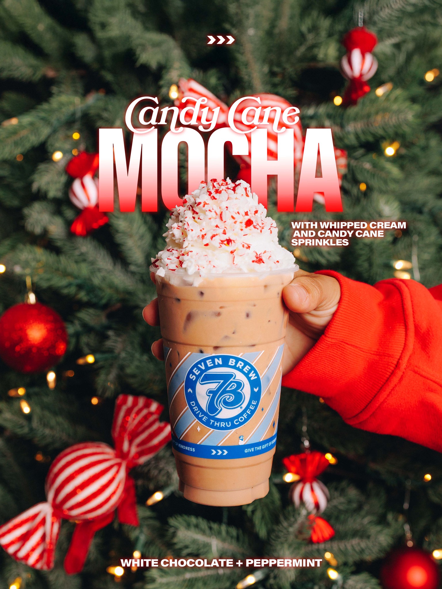 7 Brew Coffee - IIIIIIT'S MOCHA TIME 🎄 🎄 Candy Cane... | Facebook