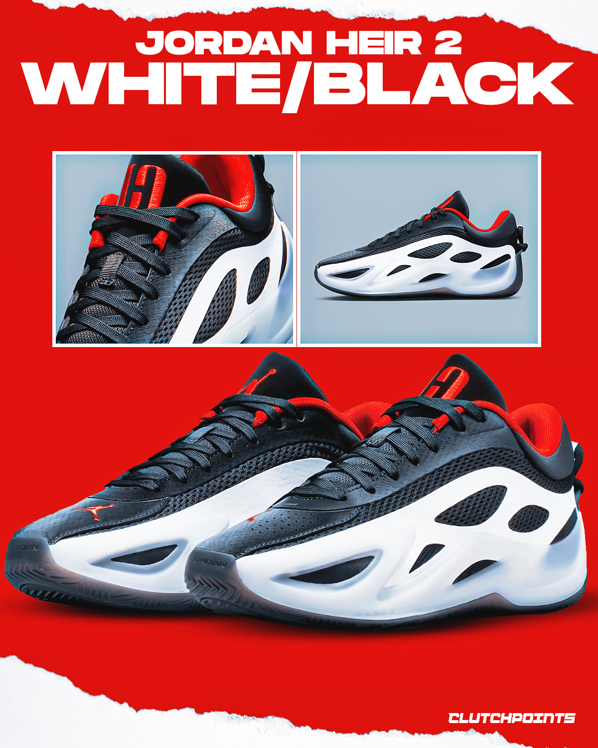 Dominique Malonga debuted the new Jordan Heir 2 model today at 