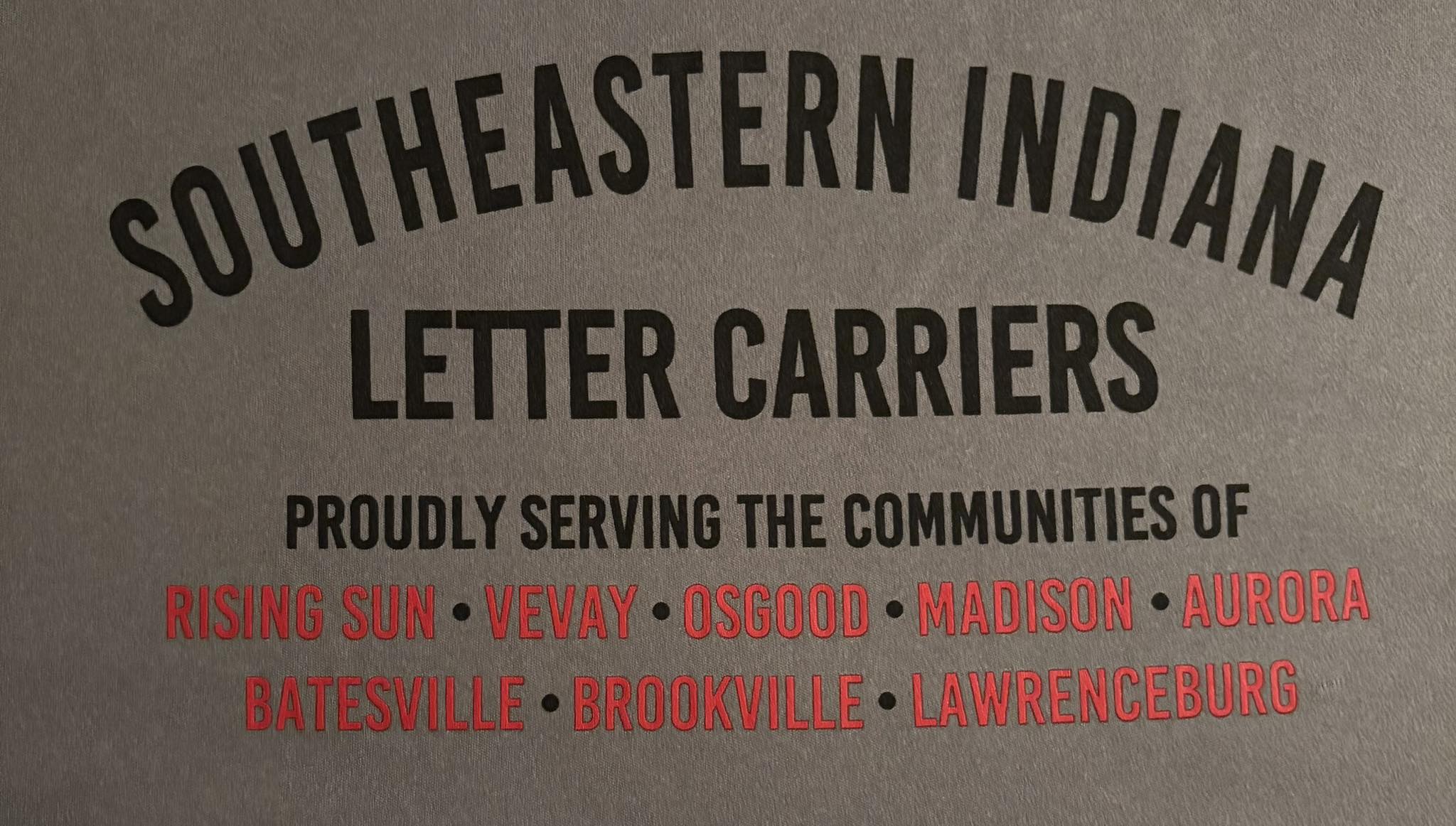 Southeastern Indiana Letter Carriers Br 1395 | Lawrenceburg IN