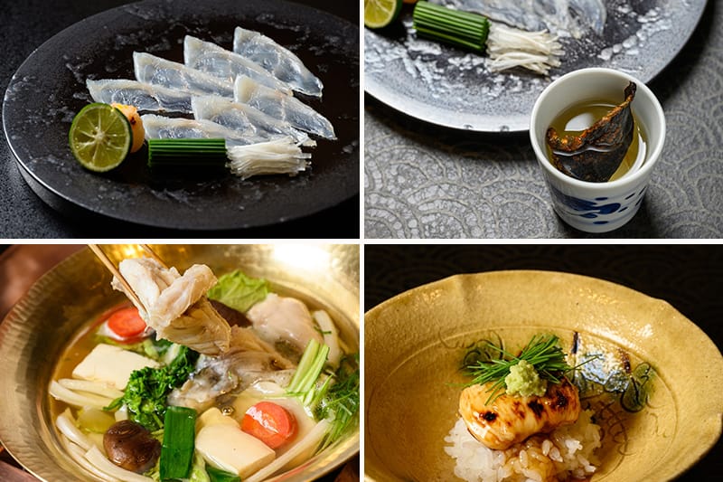六本木 kappou ukai 天然虎ふくと新春食材の特別コース ​ 六本木