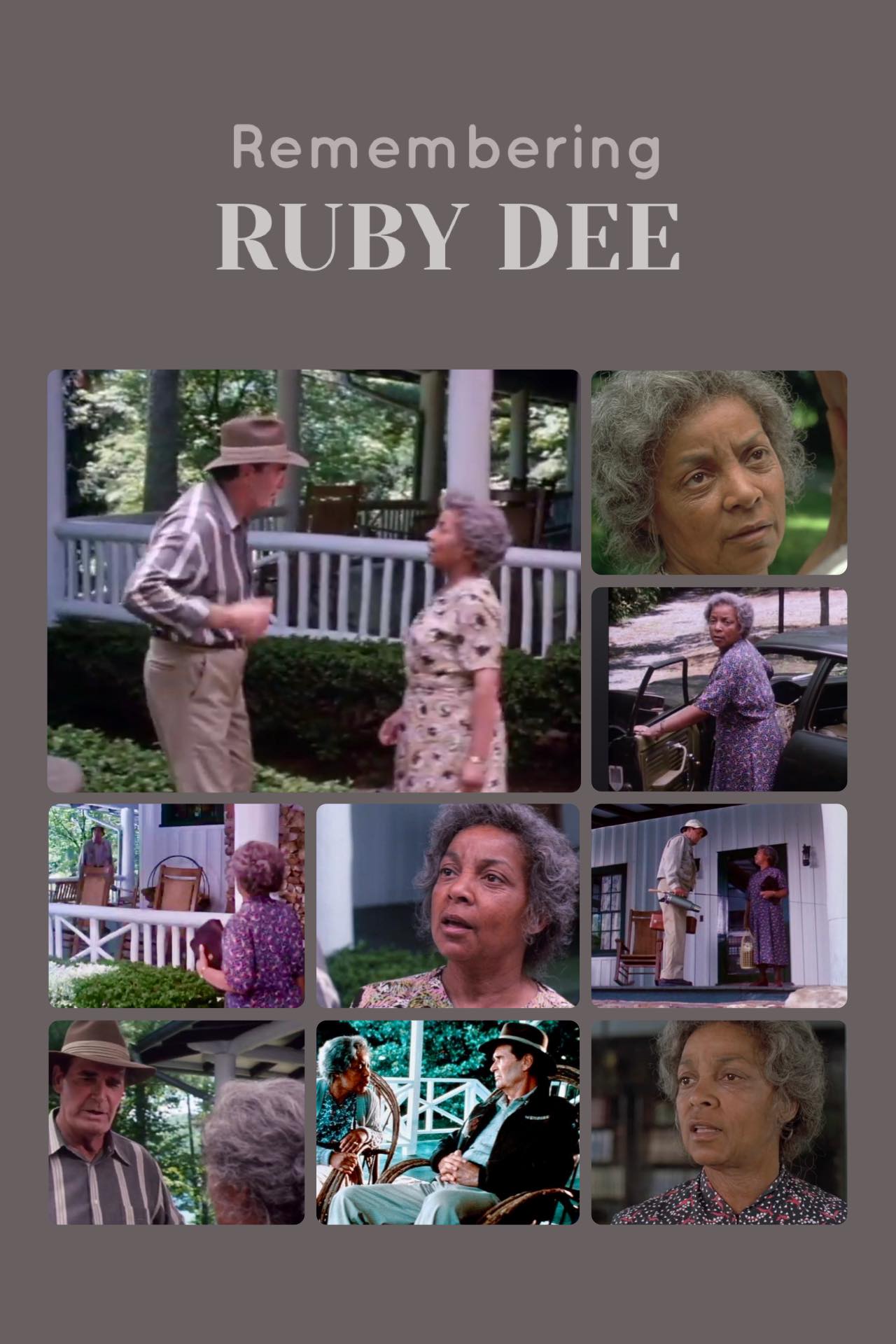 The Official - Today is the birthdate of actress, RUBY DEE. Ruby co ...