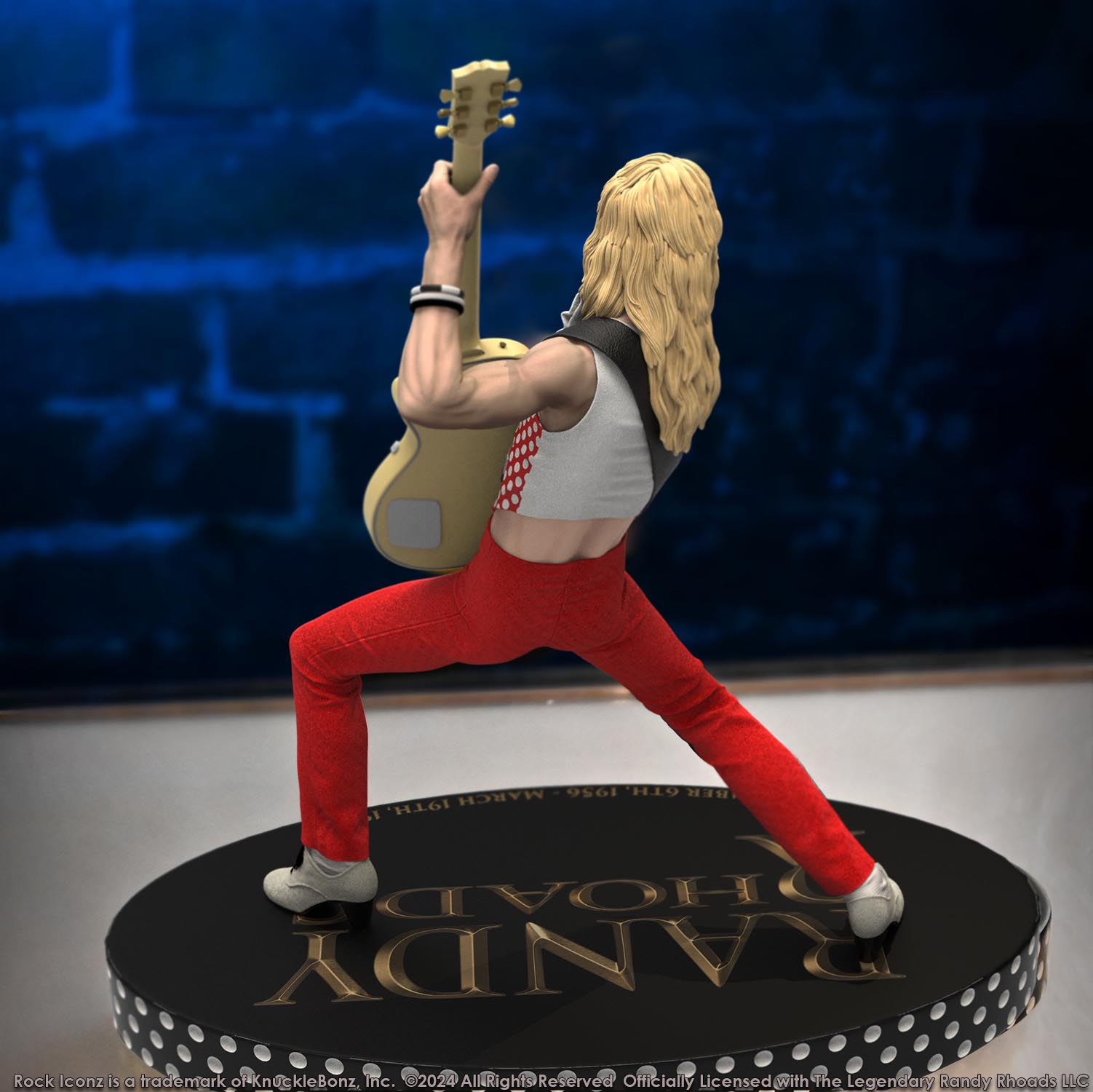 The KnuckleBonz x Randy Rhoads IV The Early Years Red Version is