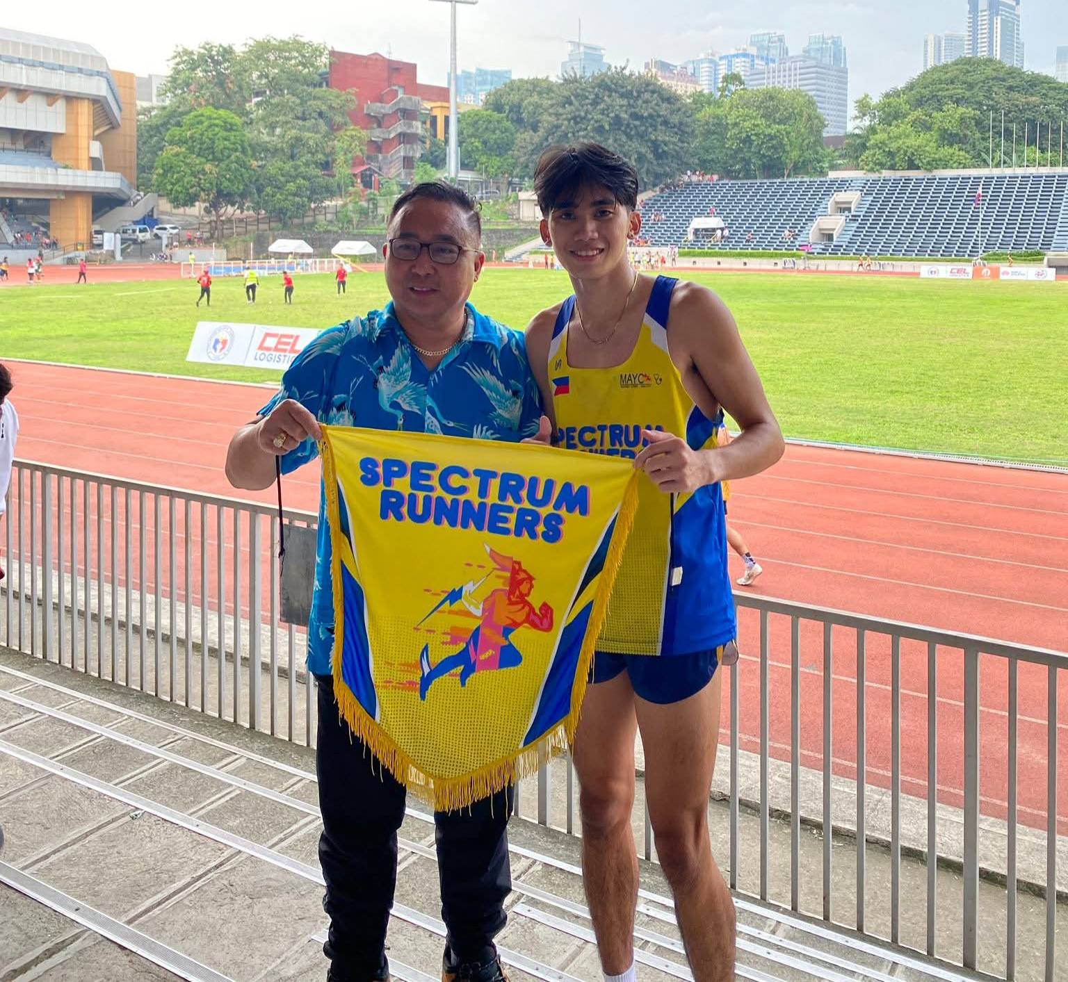 SpectrumRunners - RHANNIE PILASPILAS, the gold medalist in... | Facebook