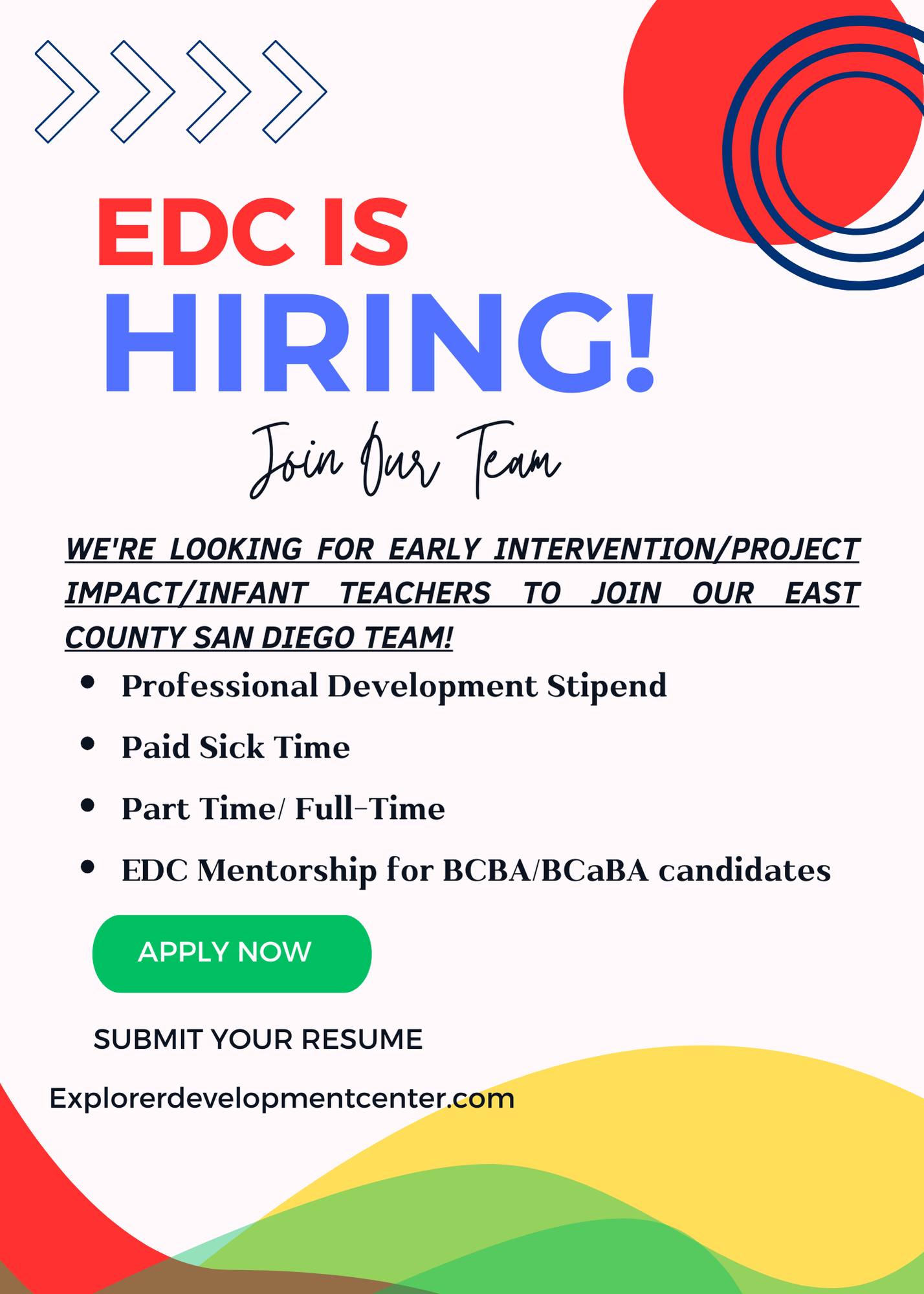 Explorer Development Center | Carlsbad CA