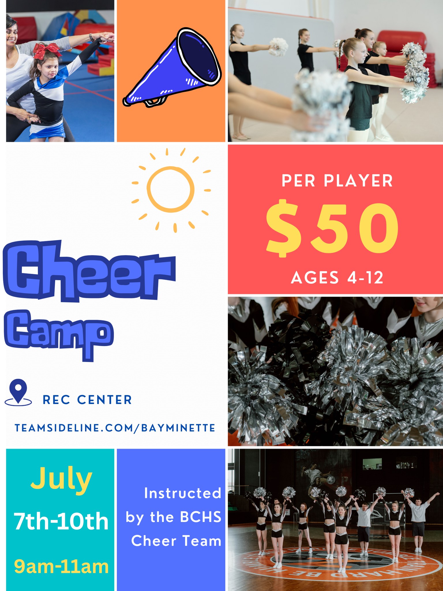 Bay - 🎀 Cheer Camp is HERE! 🎀 Get ready to jump, tumble, stunt, and ...
