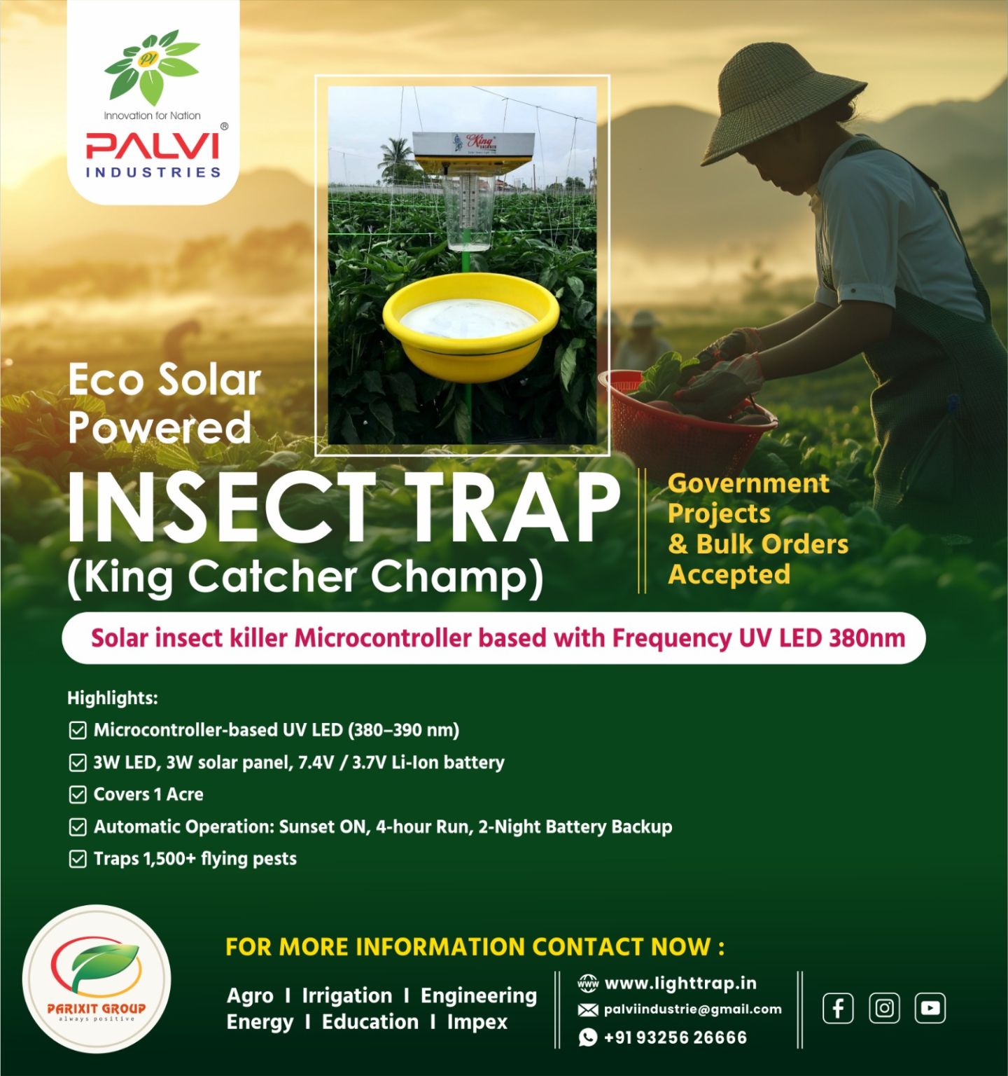 Agriculture - 🌞 King Catcher Champ – Powering Farms with the Sun An ...
