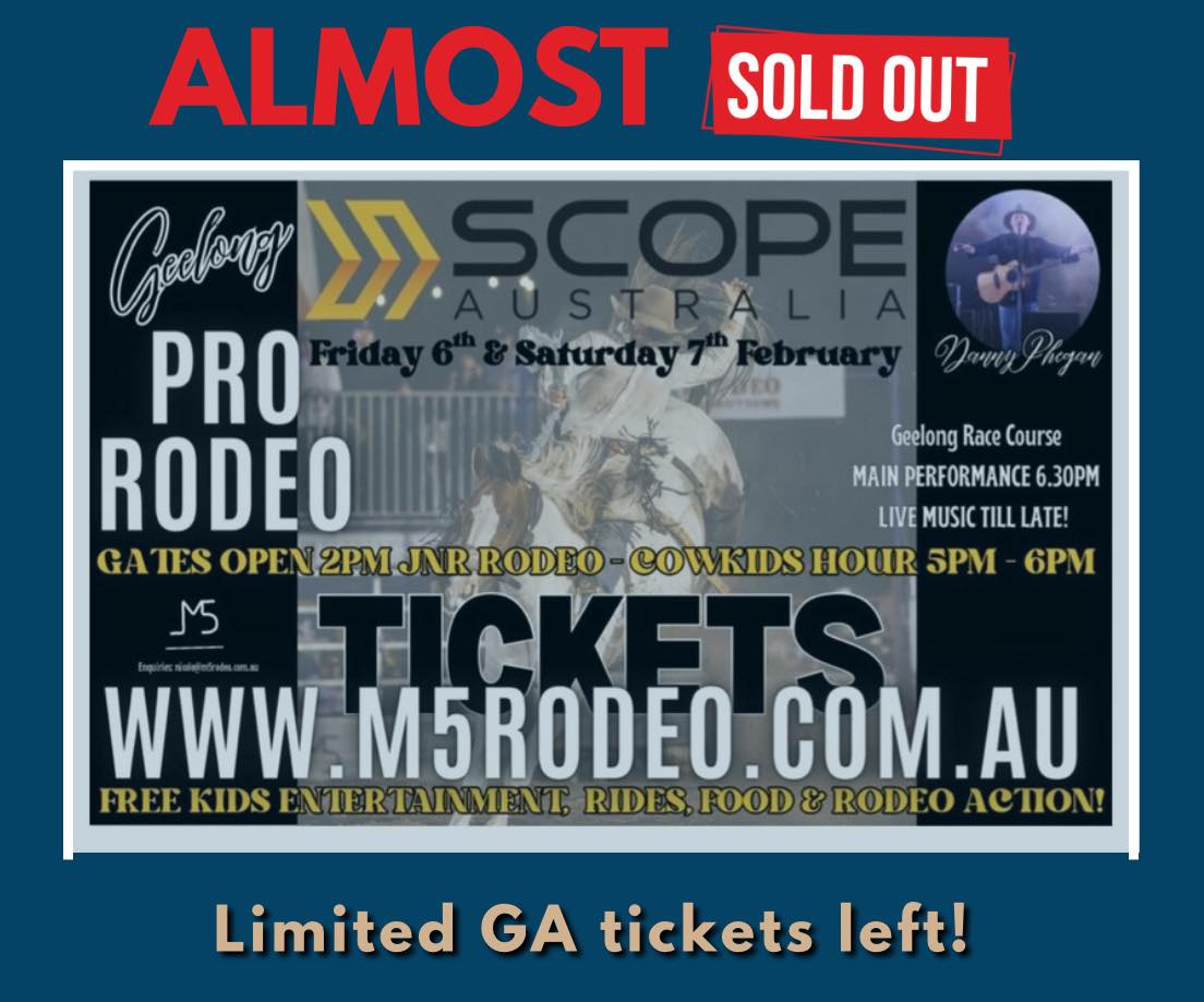 TICKET UPDATE for tonight’s M5 Scope... - M5Rodeo Promotions | Facebook