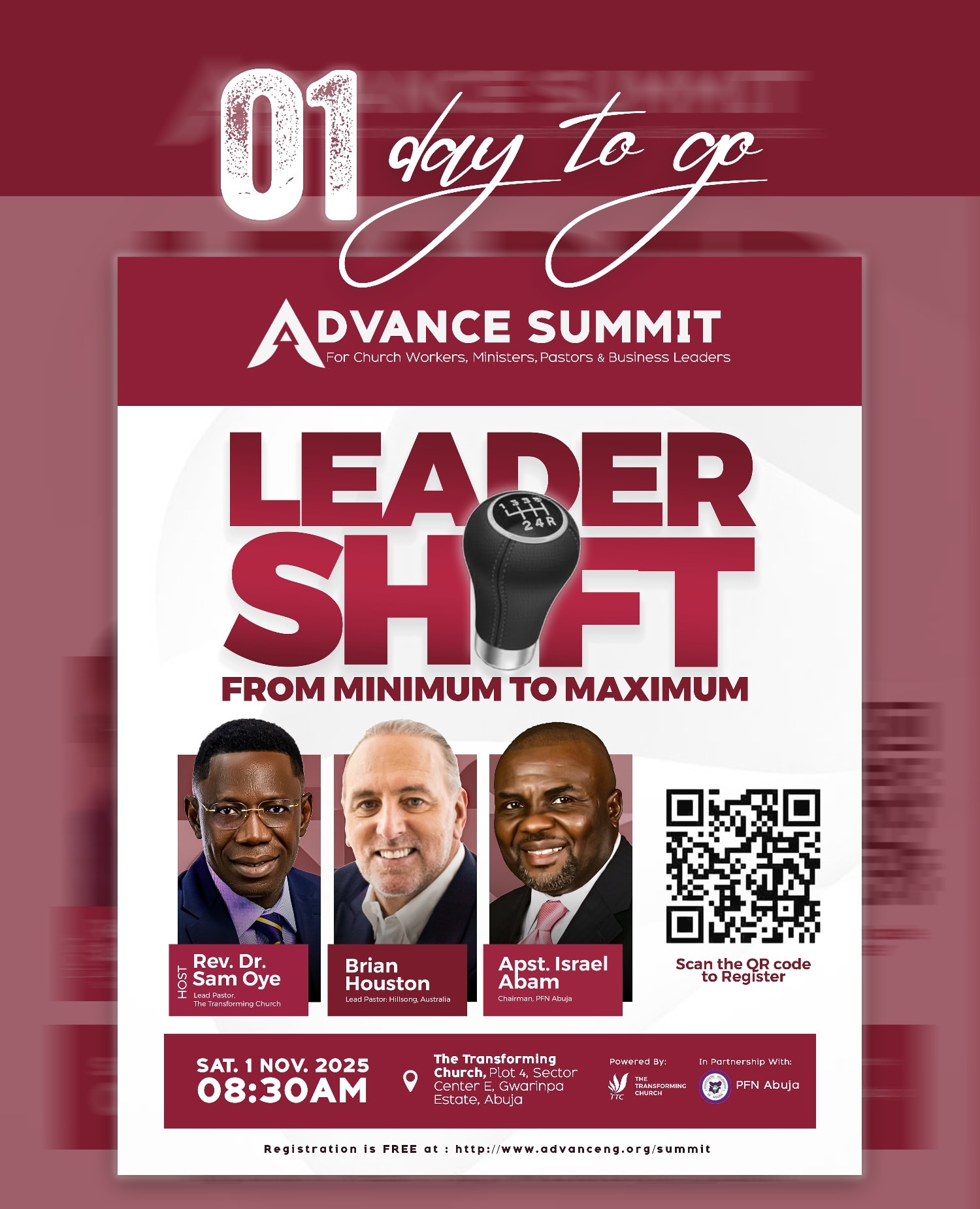 GospelLift - 🚨 It’s Tomorrow, Abuja! Pastor Brian Houston Live with Rev ...