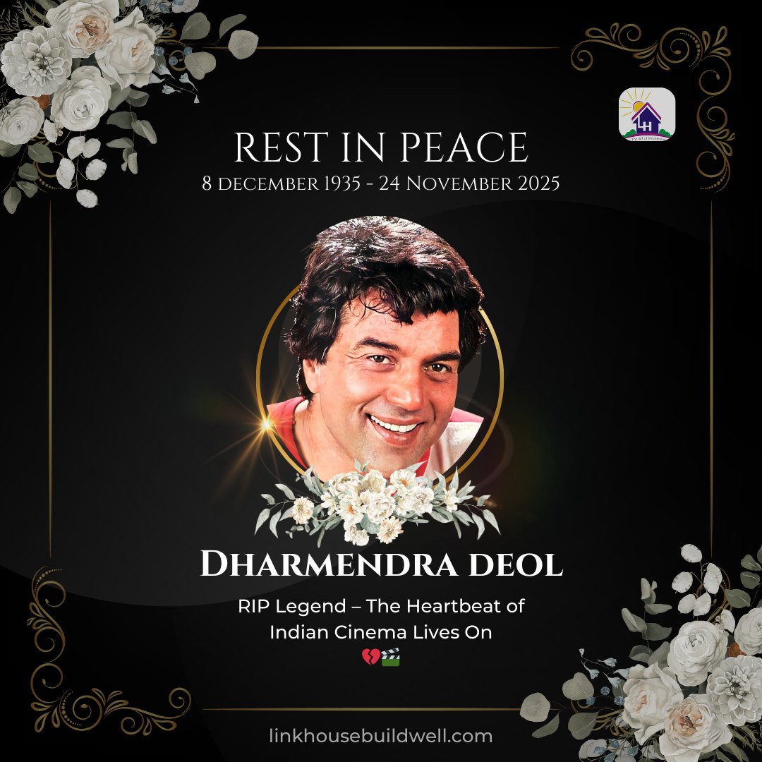 Link House Page - Rest in Peace Dharmendra Ji — a true... | Facebook