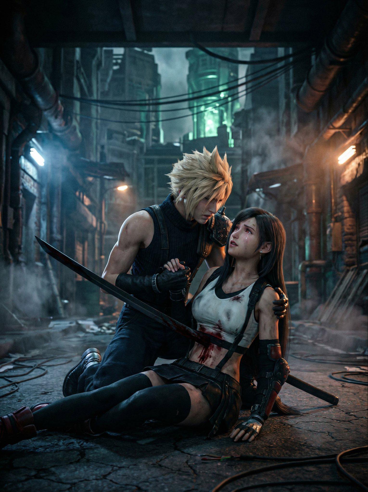Imagine if this was how Final Fantasy VII ended…. 🙄🤔 Source