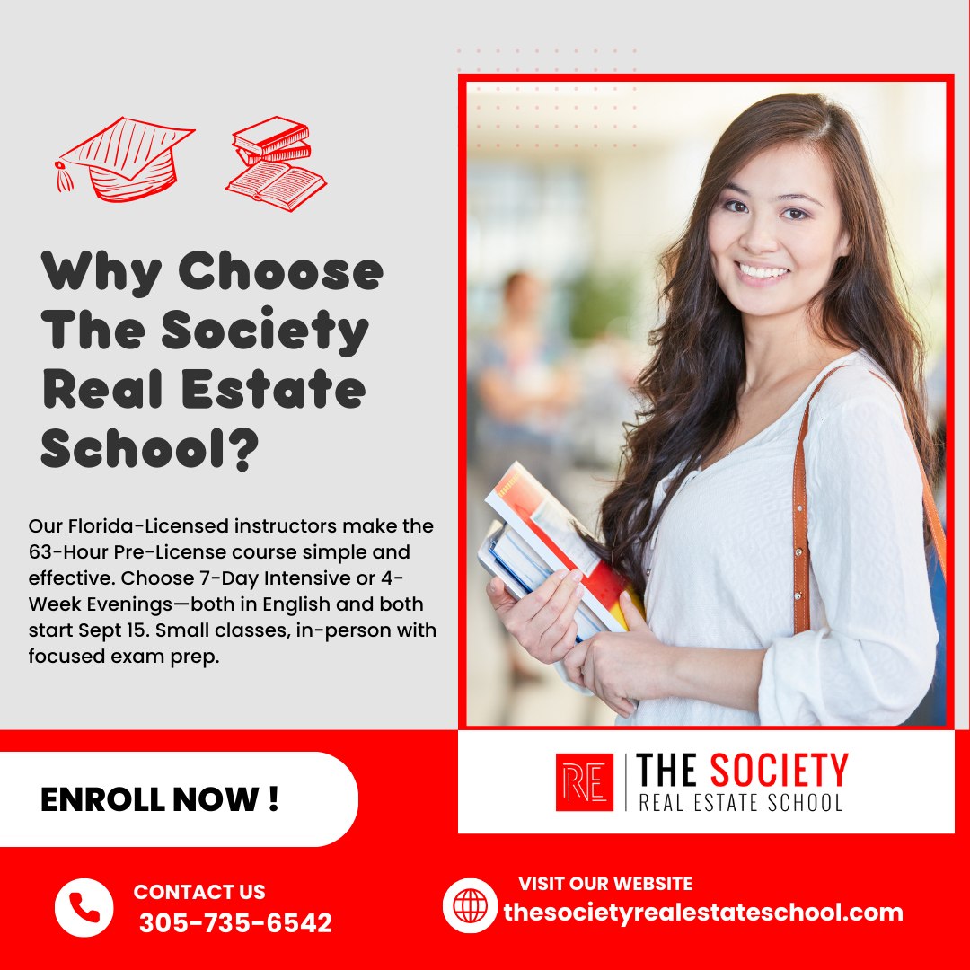The Society Real Estate School | Miami FL
