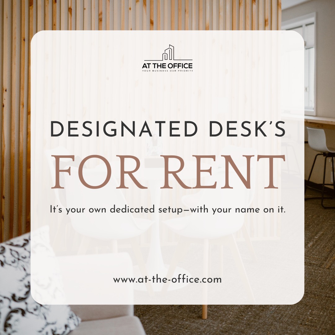 At - What’s a Designated Desk? It’s your own dedicated setup—with your ...