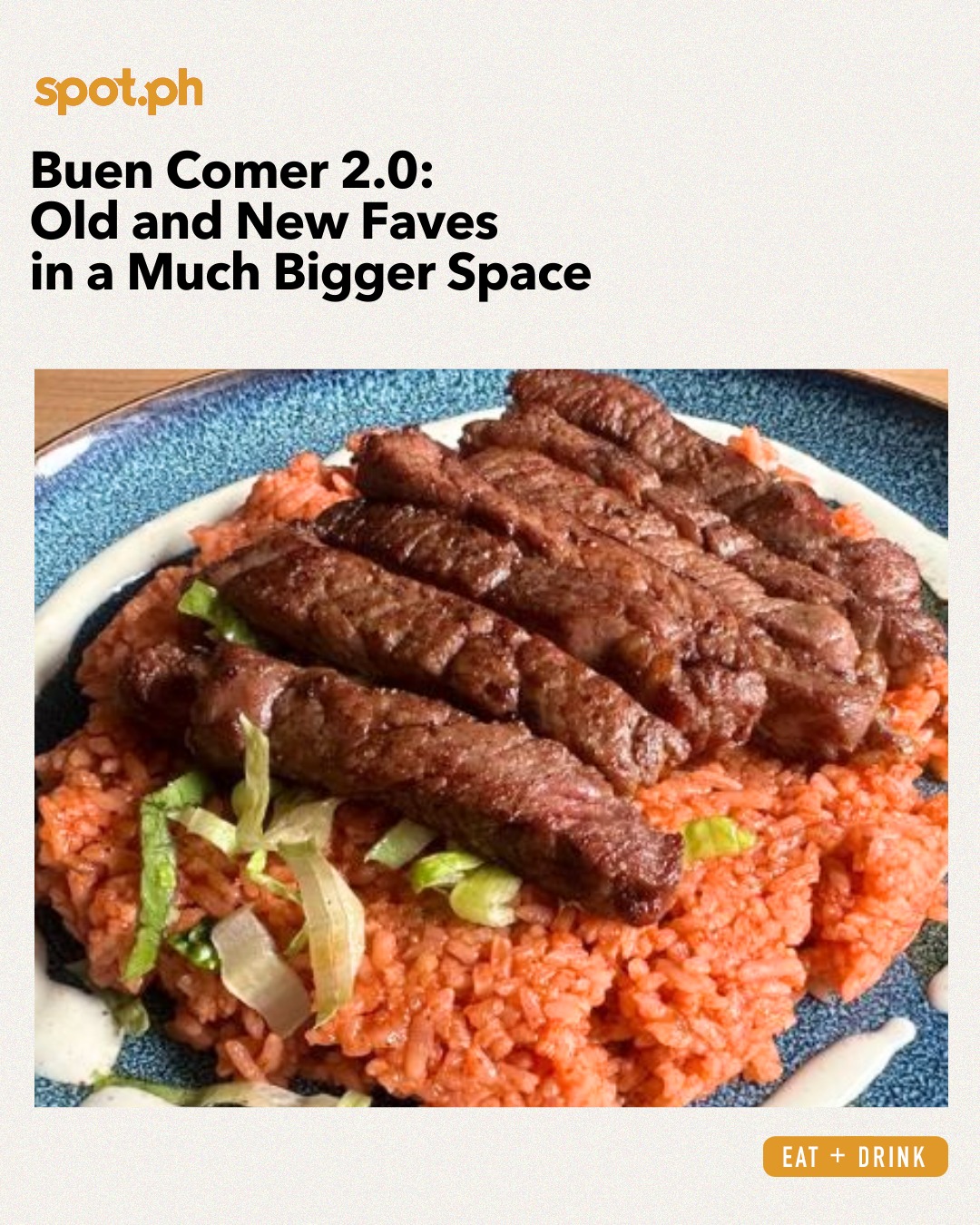 spot.ph - Buen Comer is back with a refreshed menu that still ...