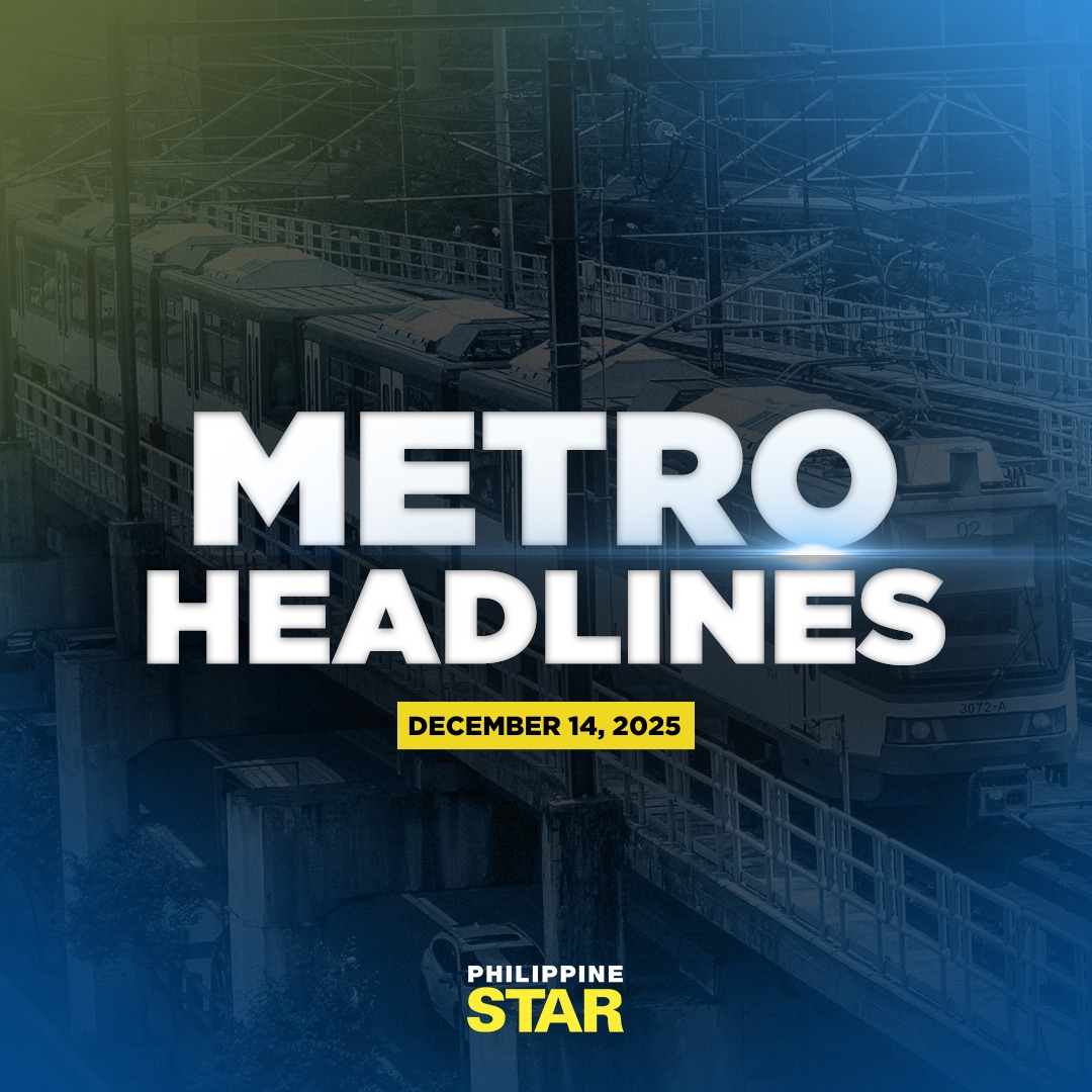 Philippine - METRO HEADLINES (Sunday, December 14, 2025) Subscribe to ...