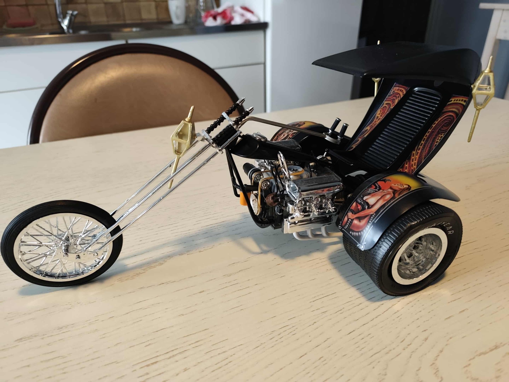 my latest build revell corvair trike 1/8 hope you like it