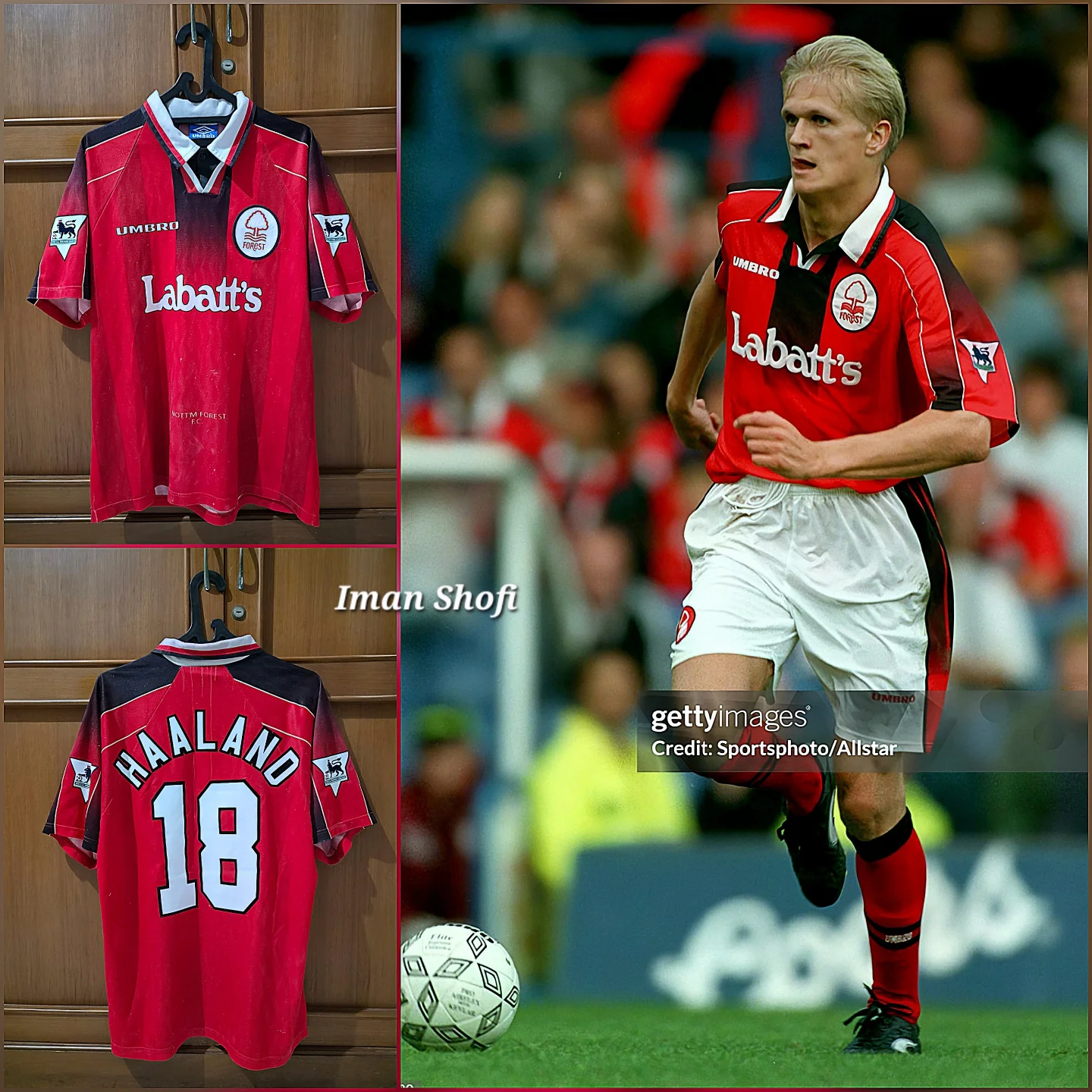 Nottingham Forest Home 1996-1997 English Premier League No 18: Alf