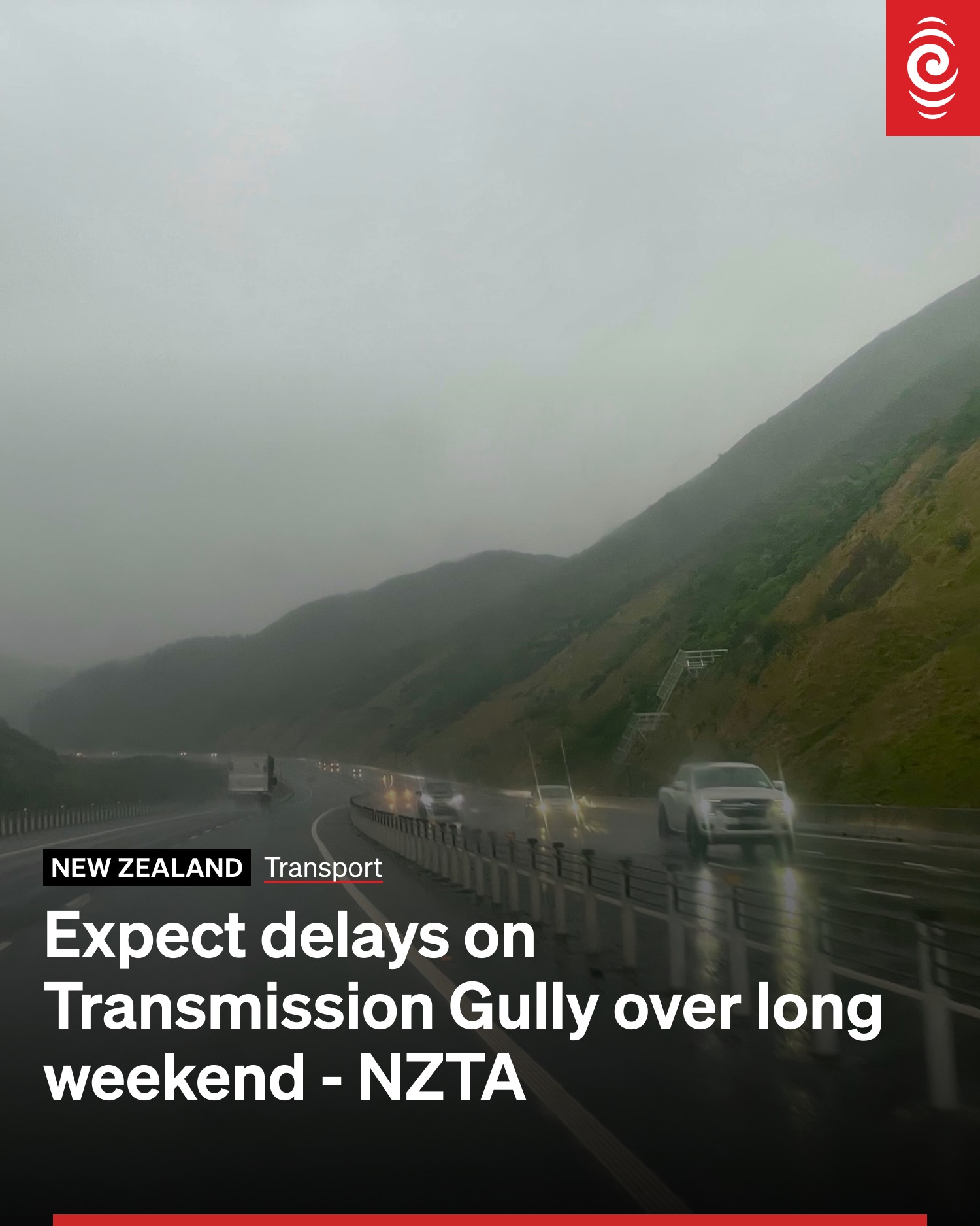 RNZ - Wet weather, Wellington Anniversary weekend and chip seal works ...
