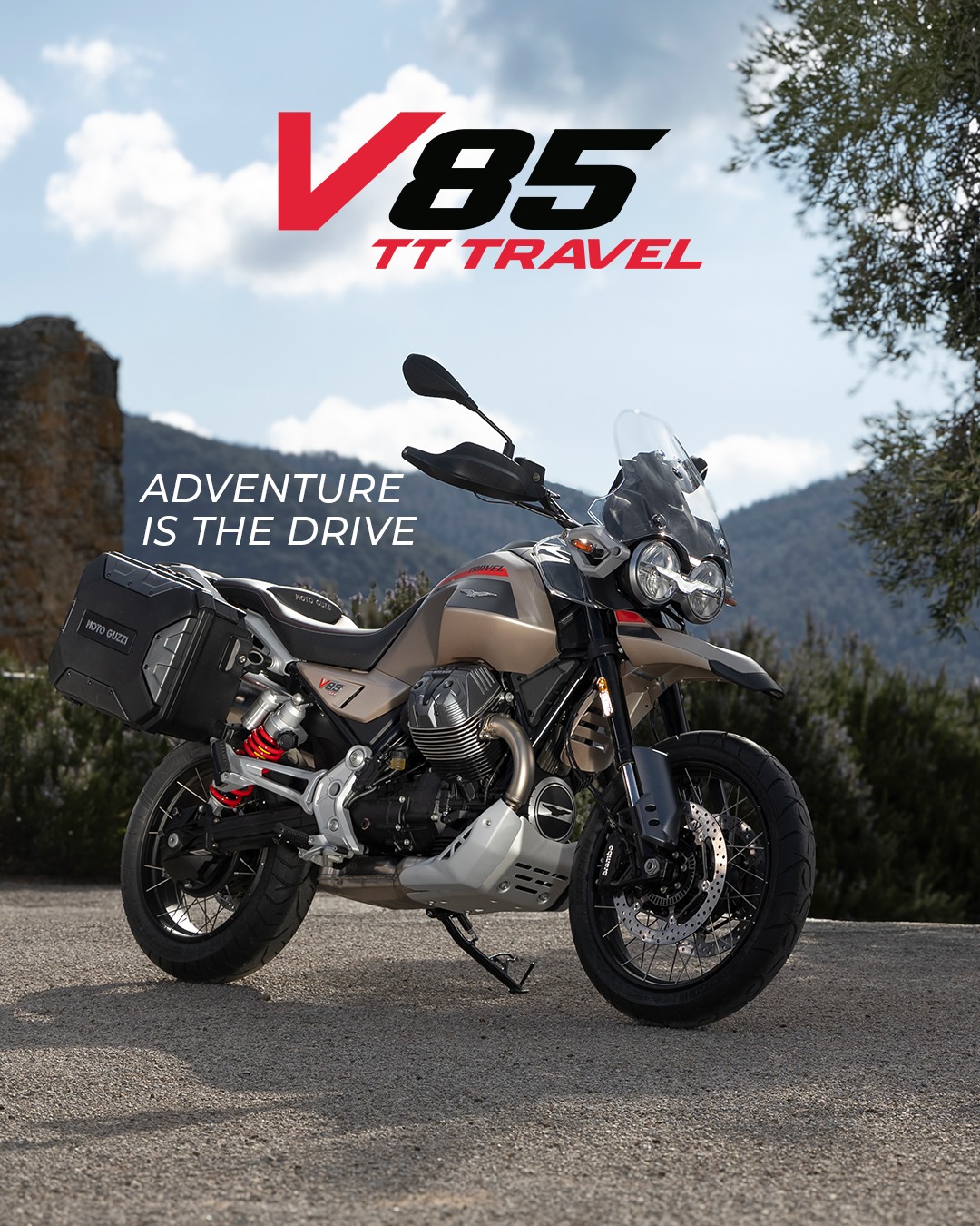 Moto Guzzi - There’s no escaping from adventure with the V85 TT ...