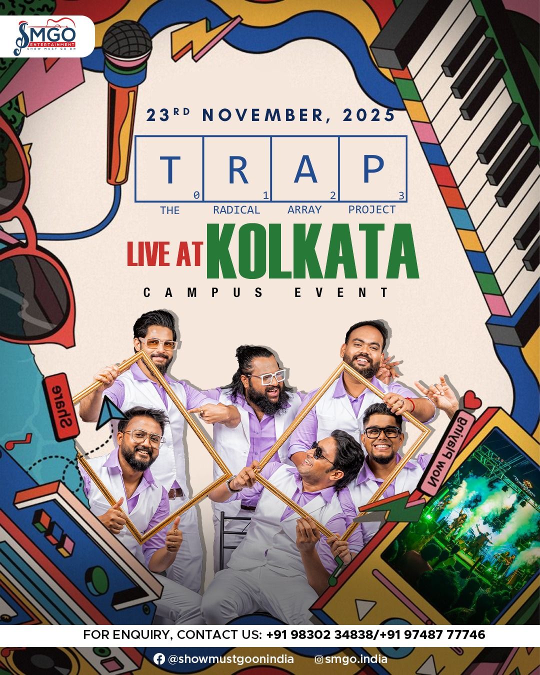 Get ready Kolkata, TRAP is here to... - SMGO Entertainment | Facebook