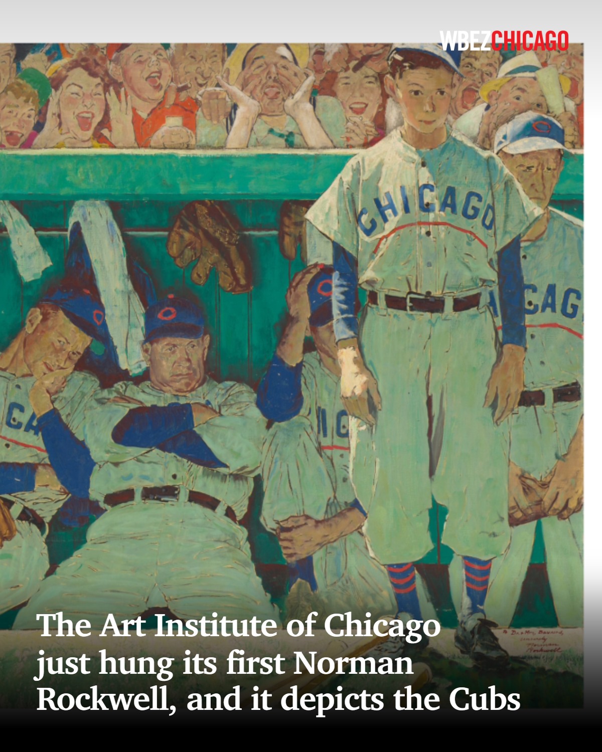 The Art Institute of Chicago has added Norman Rockwell