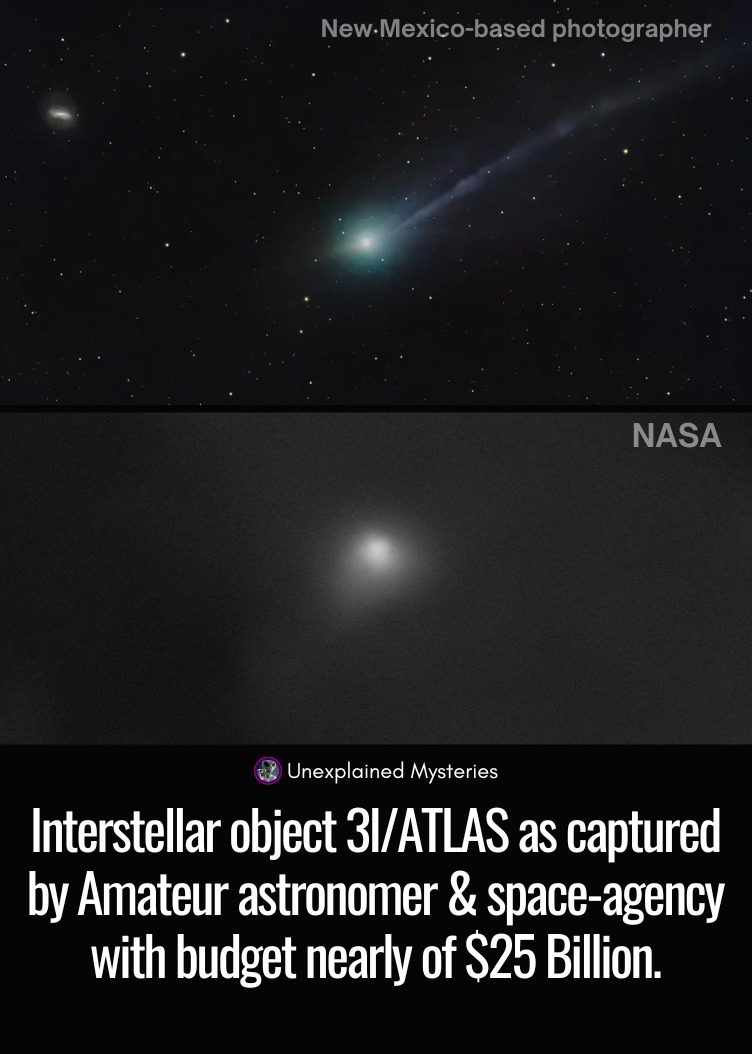 Ancient - Interstellar object 3I/ATLAS as captured by Amateur ...