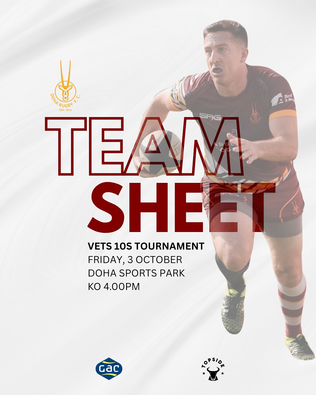 🚨 Game Day! 🚨 The DRFC Vets... - Doha Rugby Football Centre | Facebook
