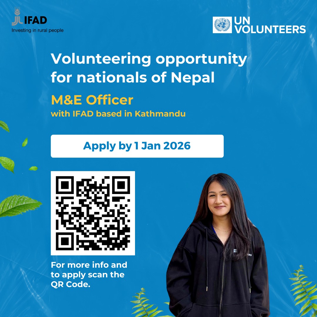 UNV - IFAD Nepal is inviting applications for the M&E Officer position ...
