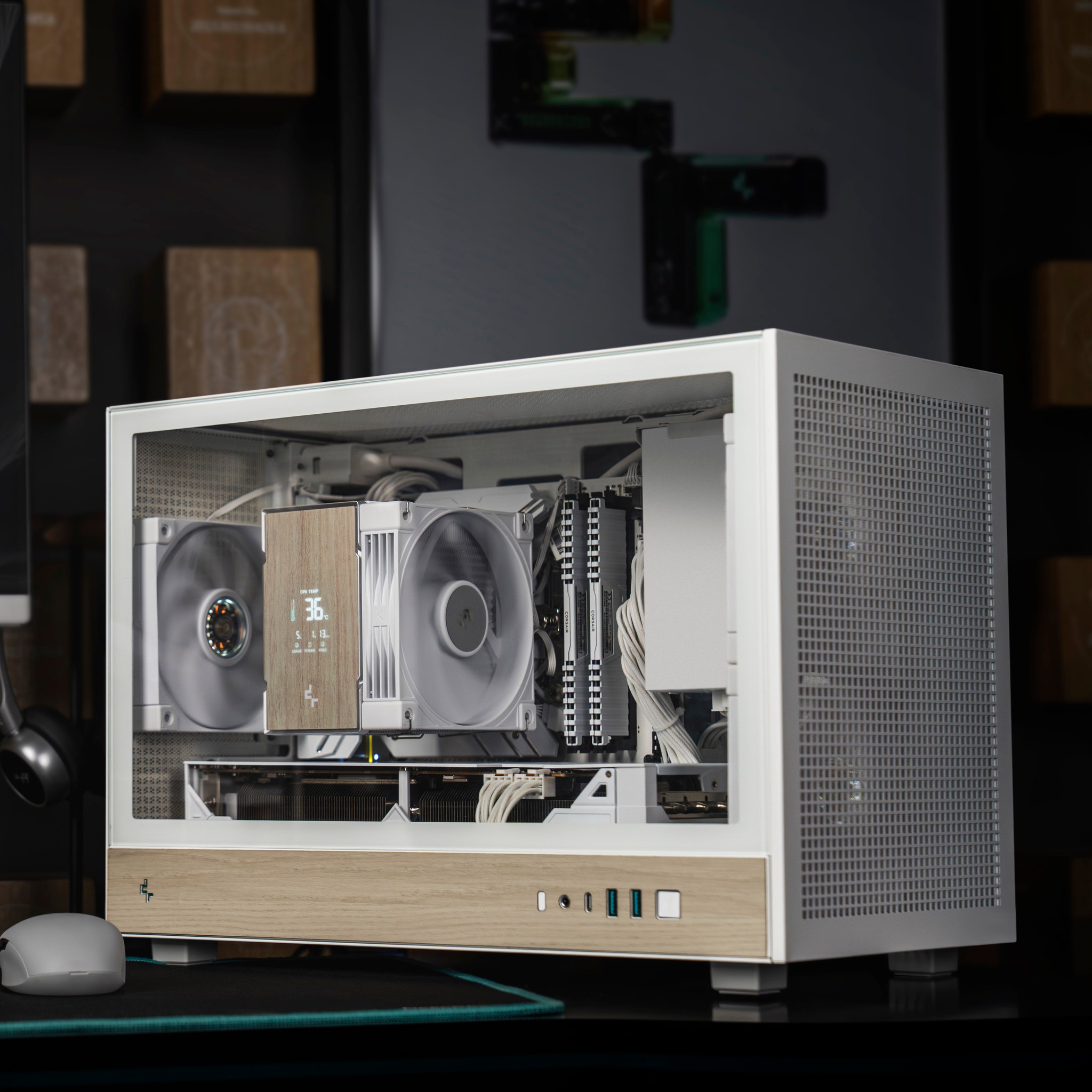 DeepCool - Aesthetic is everything? Air cooler: AK700 DIGITAL WH 