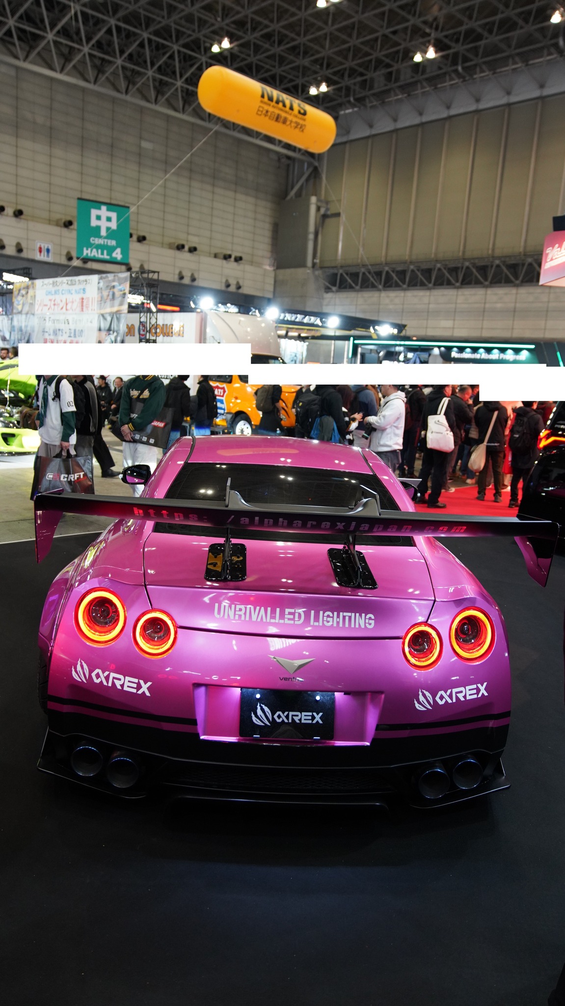 Tokyo Auto Salon 2026 Nissan GT-R (R35) The pink car is a custom