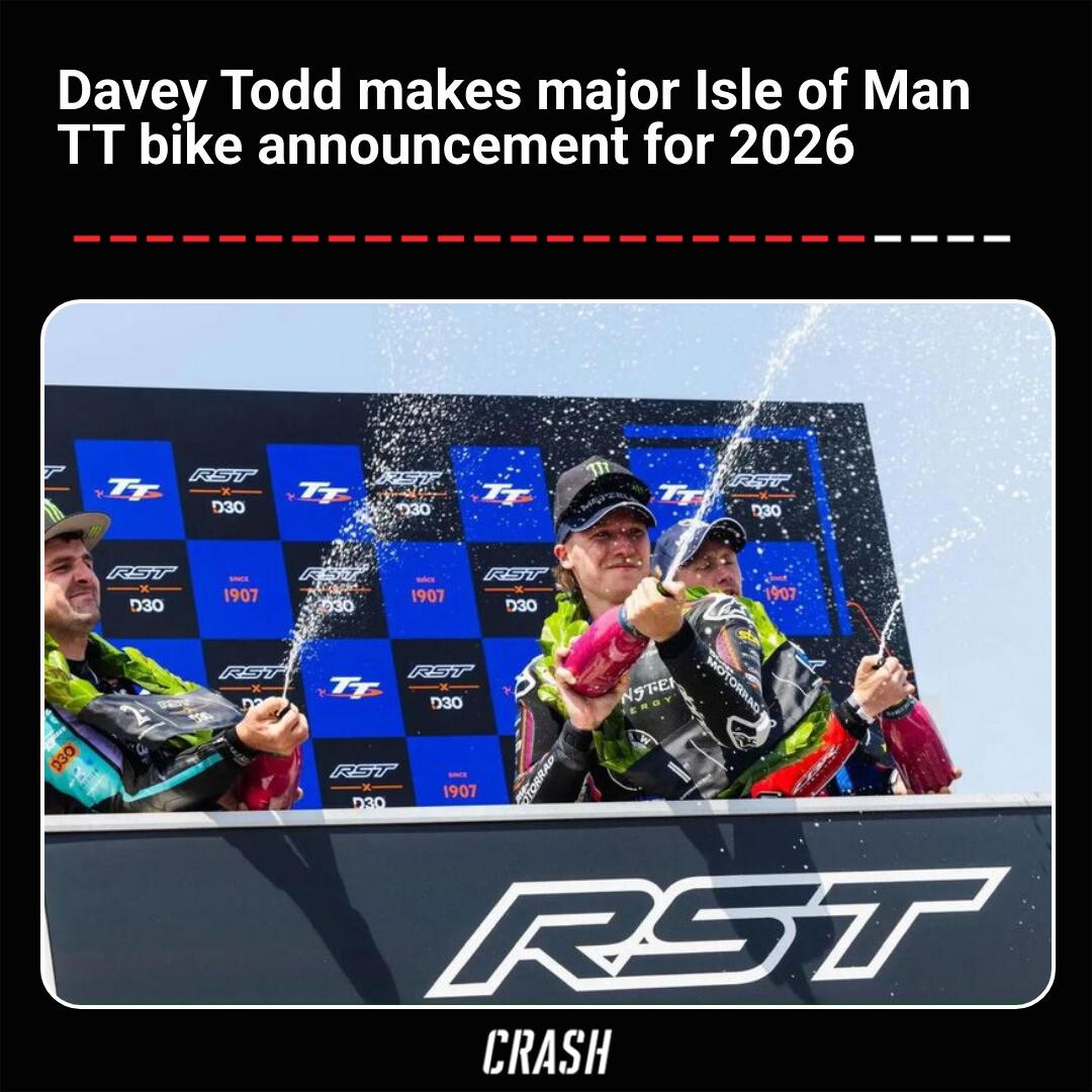 Davey Todd will switch to Triumph machinery at the 2026 Isle of