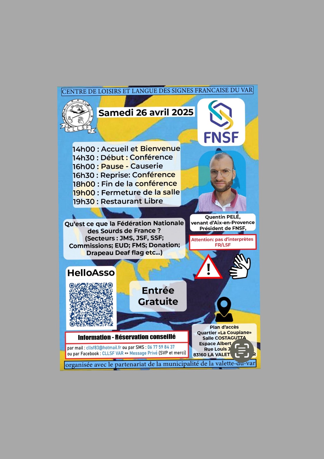 Conférence : Qu’est ce que la FNSF?