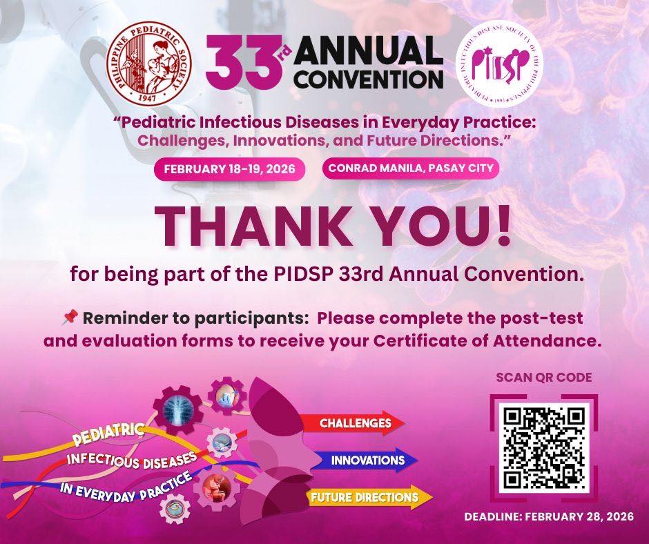 Pediatric Infectious Disease Society of the Philippines, Inc | Quezon City