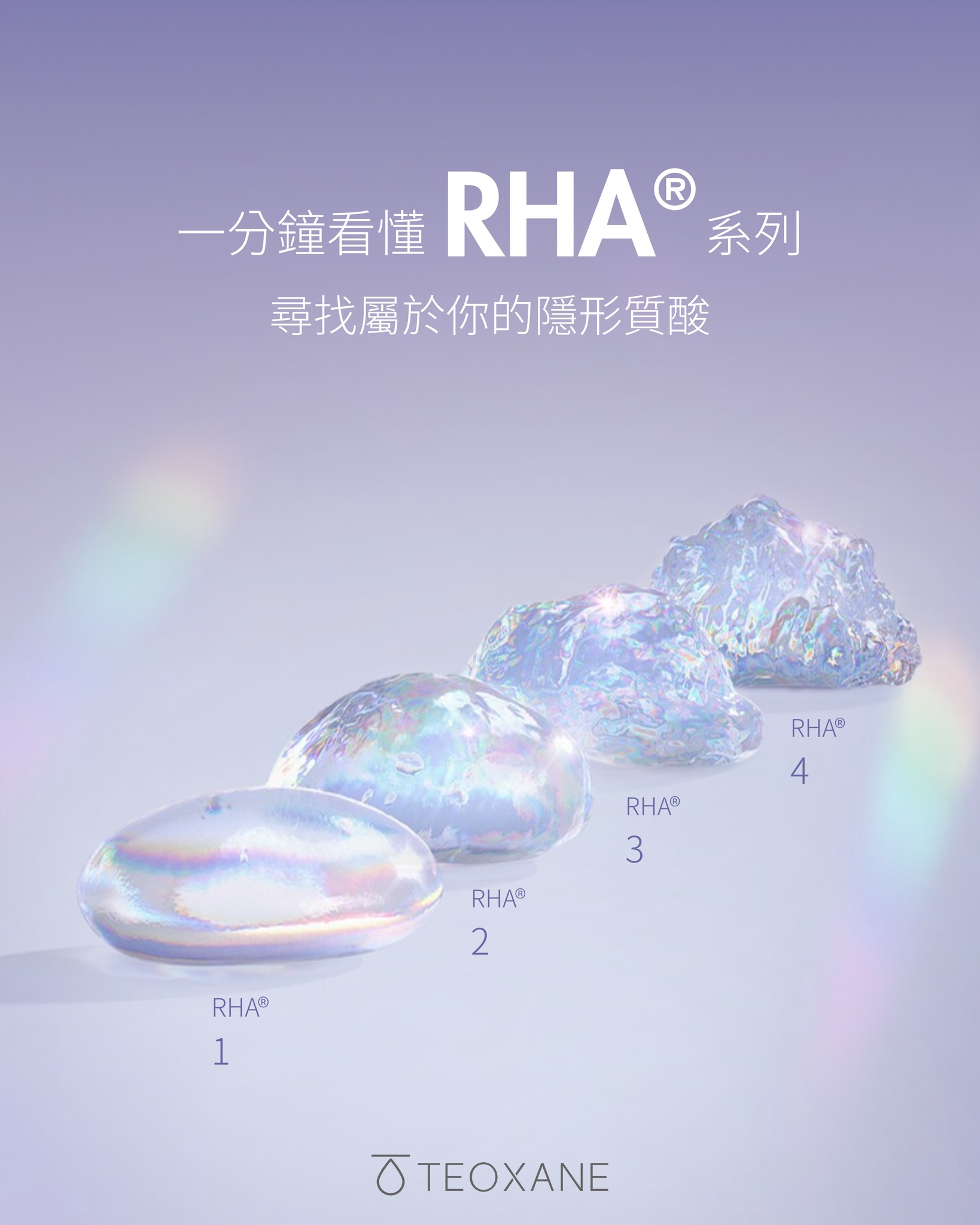 【一分鐘看懂 RHA®系列⏱️】... - Teoxane Hong Kong | Facebook
