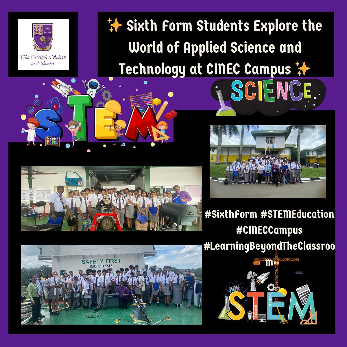 The British - Sixth Form Students Explore the World of Applied Science ...