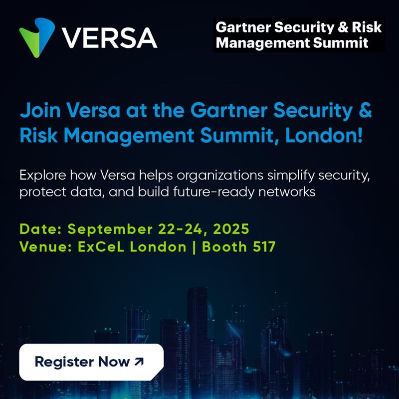 Versa Networks - Meet Versa at the Gartner Security & Risk... | Facebook
