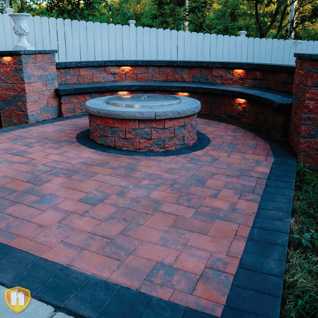 A cohesive outdoor design comes to life with Nicolock's Rustico