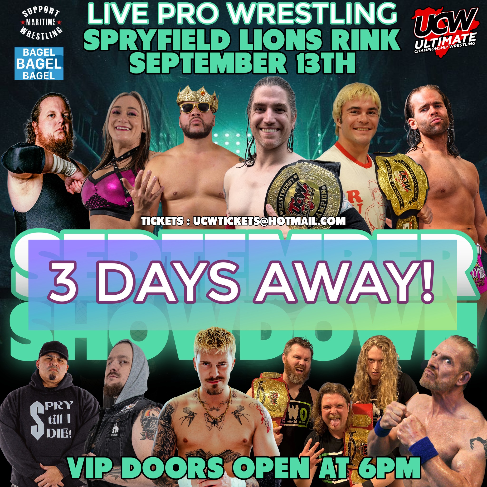 WE ARE JUST 3 DAYS AWAY FROM OUR NEXT... - UCW Pro Wrestling | Facebook