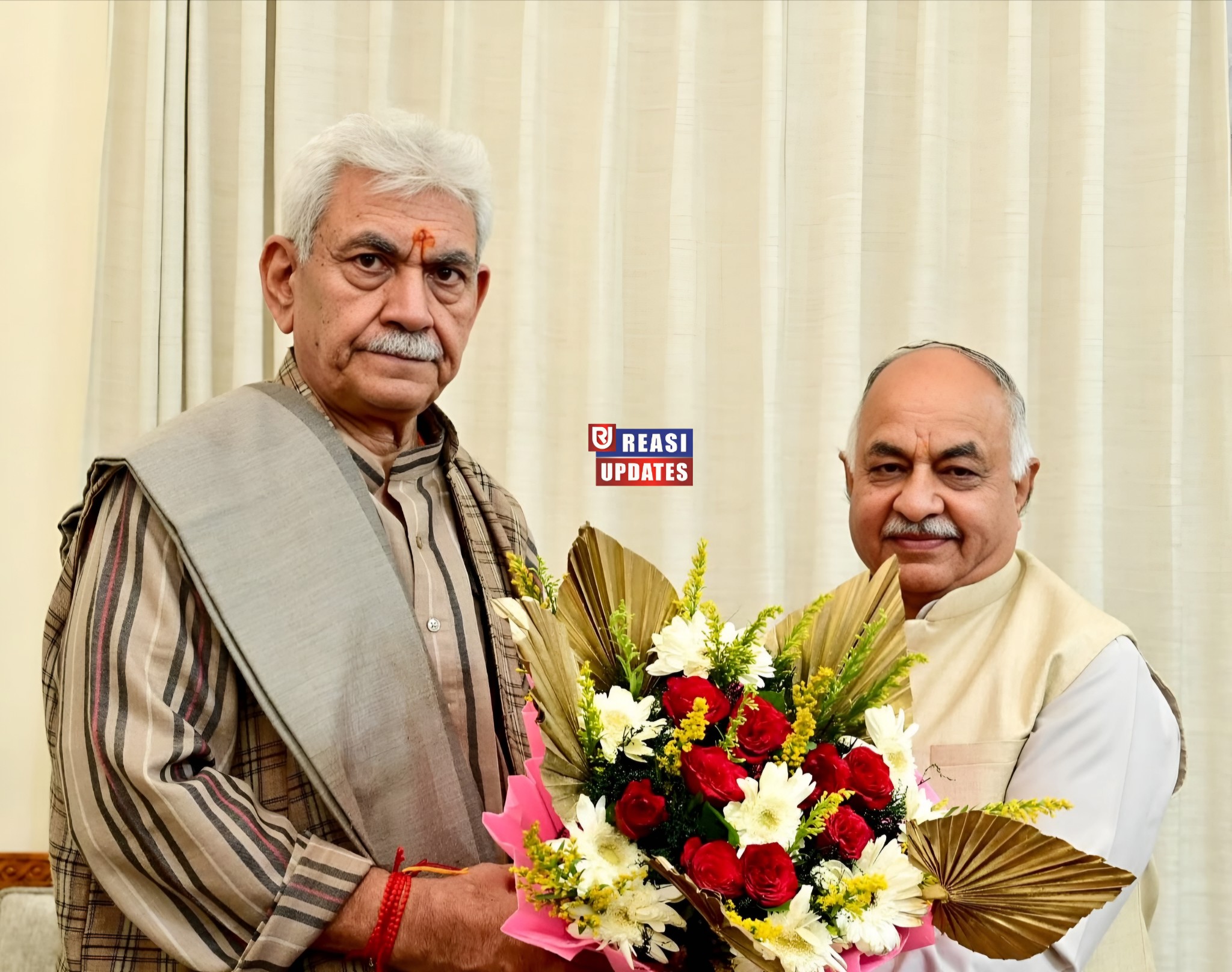 Reasi Updates - MLA Reasi Kuldeep Raj Dubey met with LG,... | Facebook