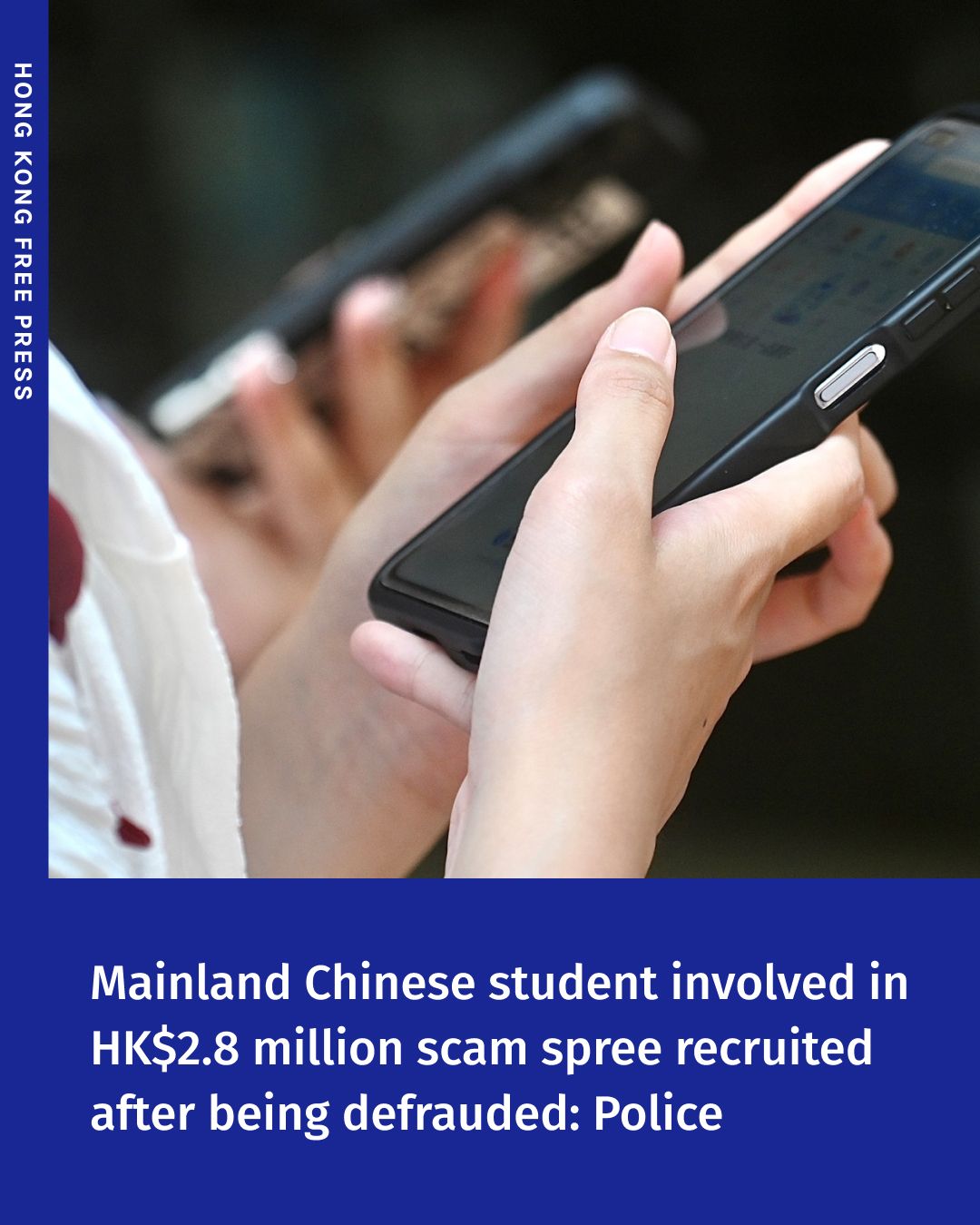 Hong - Hong Kong police have arrested a mainland Chinese student in ...