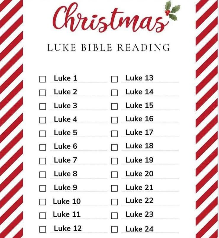 Bunker - Let's read one chapter of Luke every day starting from ...