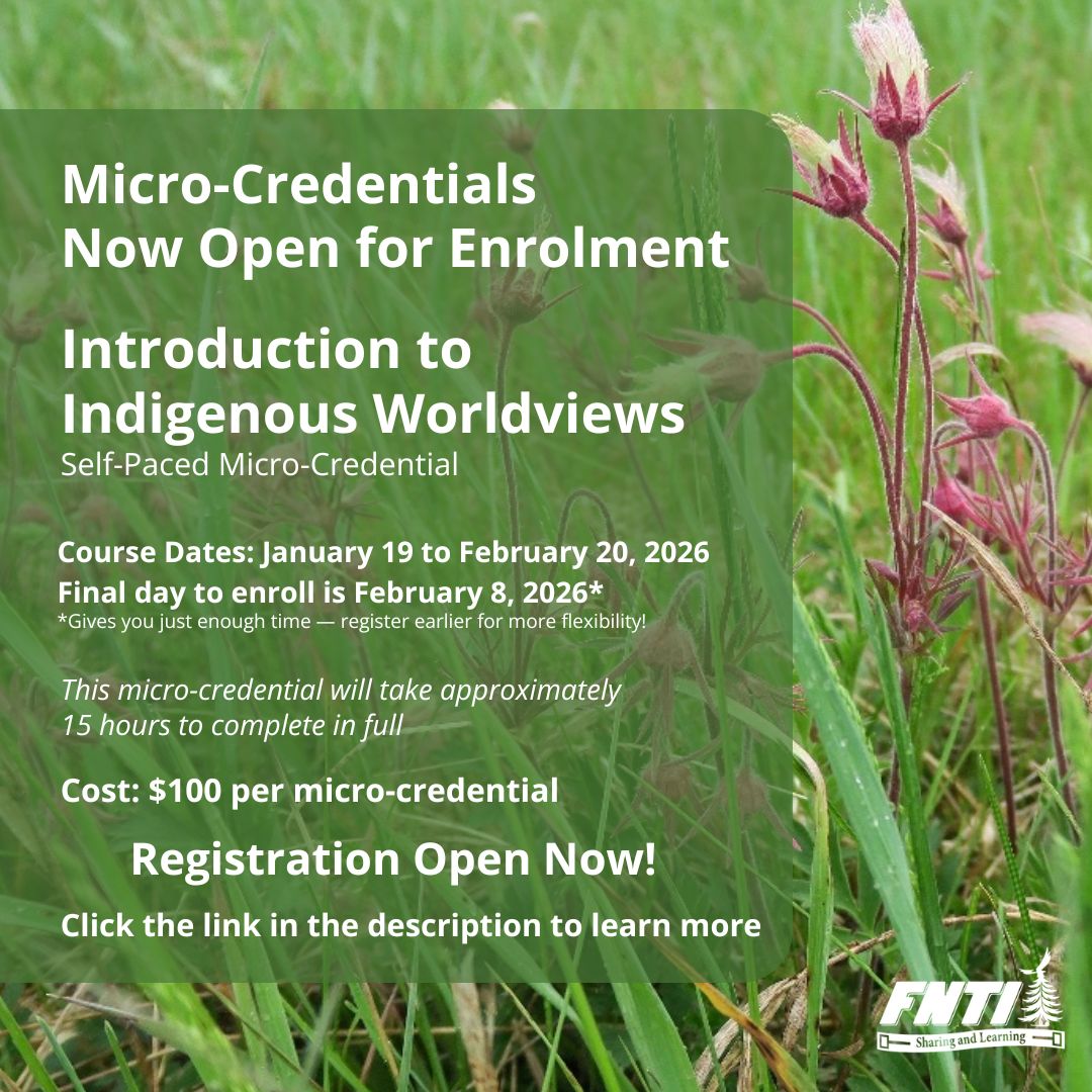FNTI - New Self-Paced Micro-Credentials at FNTI! -... | Facebook