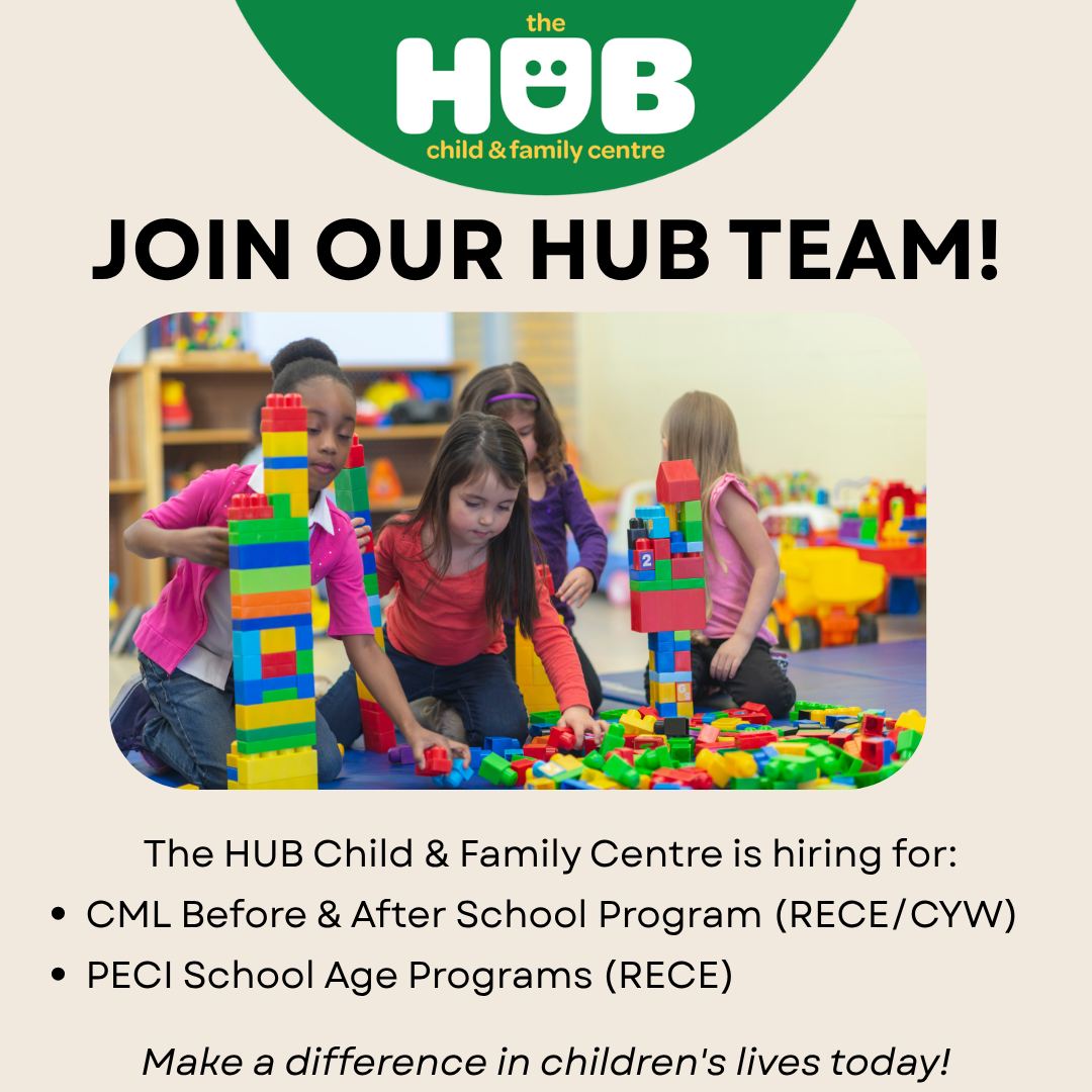 📣 JOIN OUR HUB TEAM! 🌟... - The HUB Child & Family Centre | Facebook