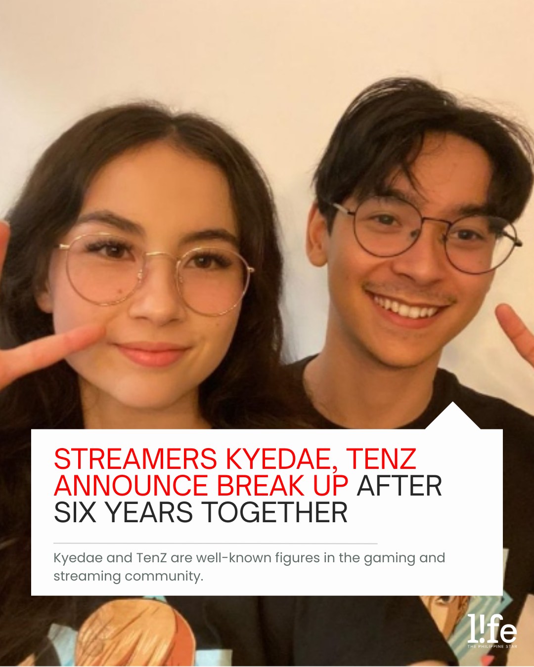PhilSTAR Life - KYEDAE & TENZ ANNOUNCE BREAKUP Internet... | Facebook