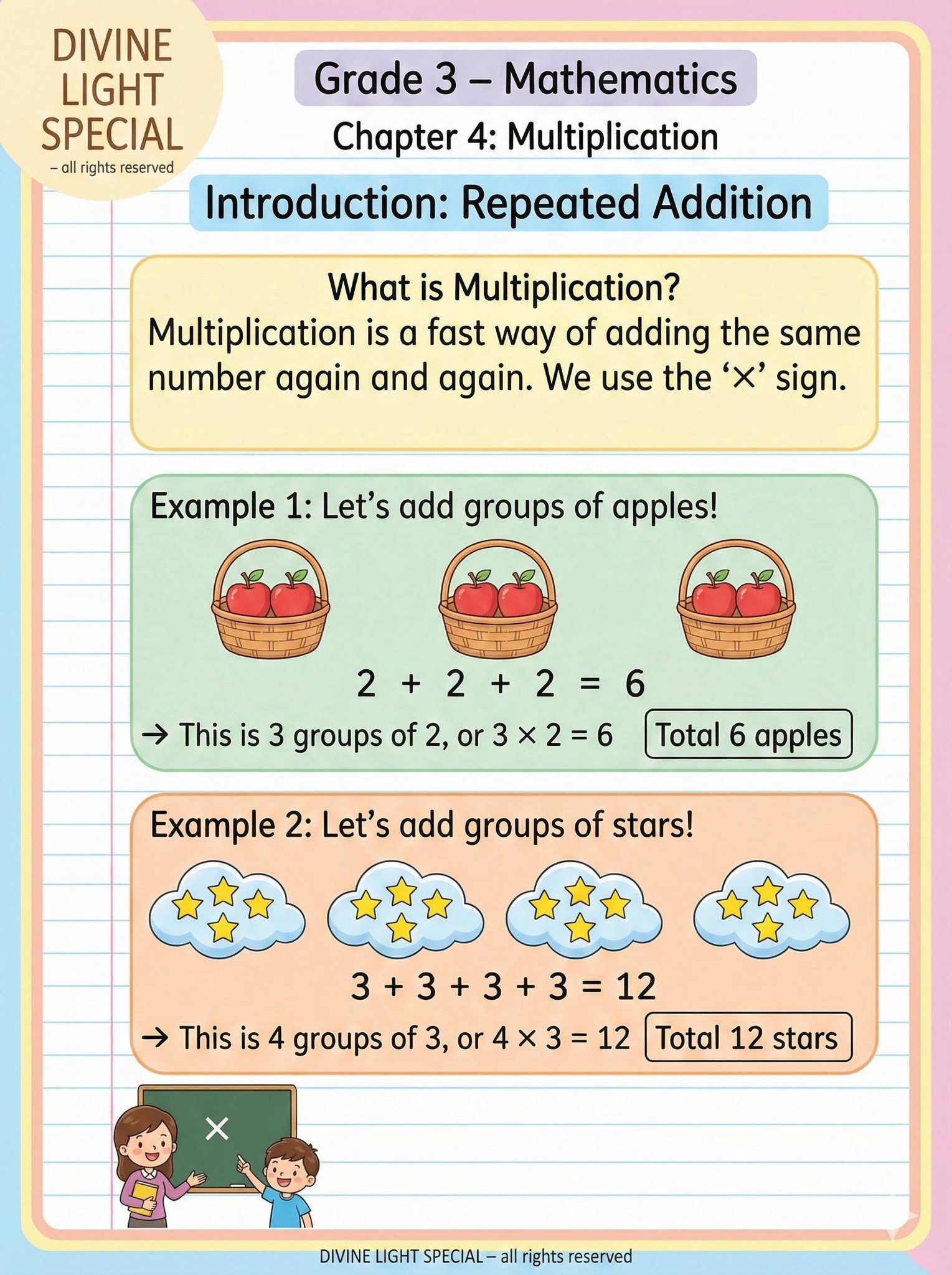🎓 Grade 3 Math Series: Chapter 4 –... - Divine Light Special | Facebook