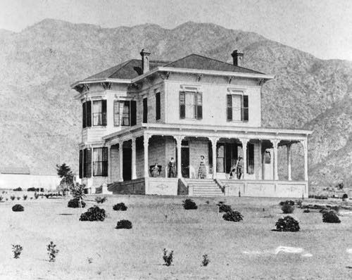 Los - home of Capt. Frederick J. Woodbury in 1882. This was the first ...