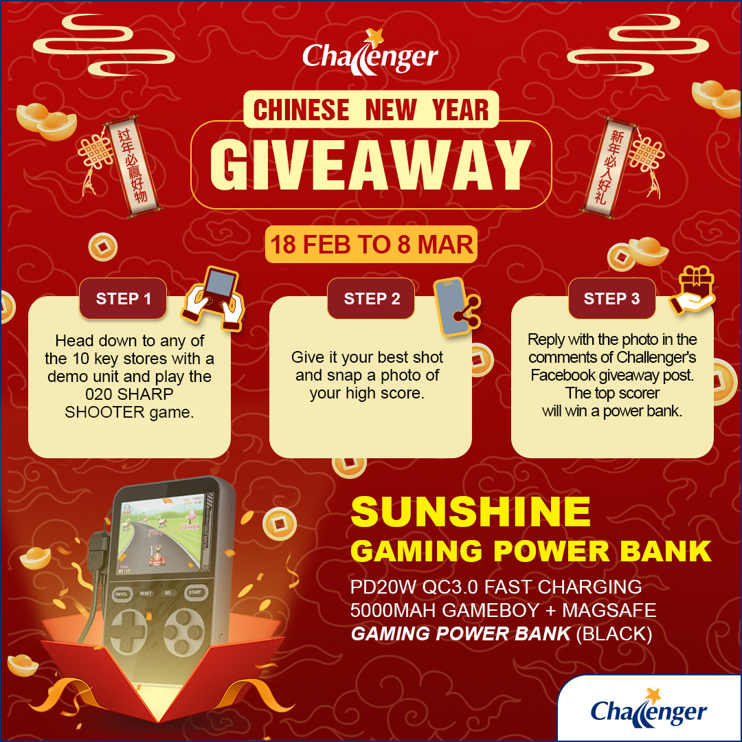🎉🧧 CHINESE NEW YEAR GIVEAWAY (18 FEB – 8 MAR) 🧧🎉 Dash into the