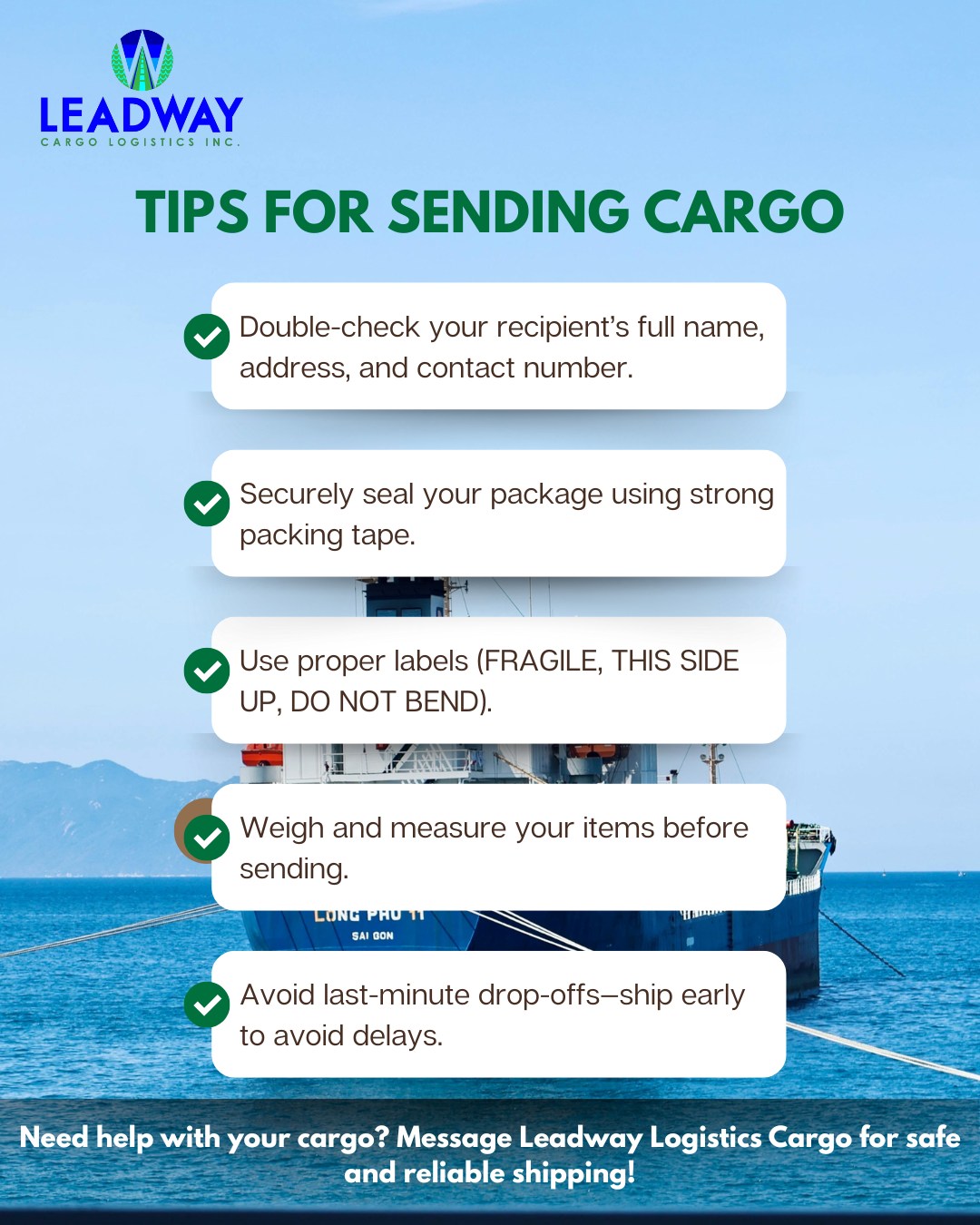 Leadway Cargo Logistics Inc. | Manila