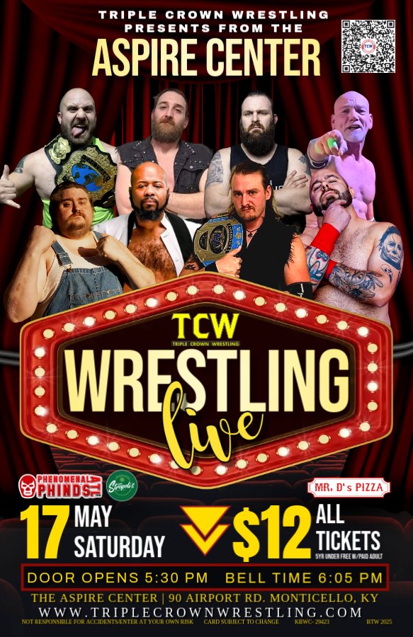 Triple - 👑👑👑SATURDAY👑👑👑 Join us as TCW Returns To The Aspire Center ...